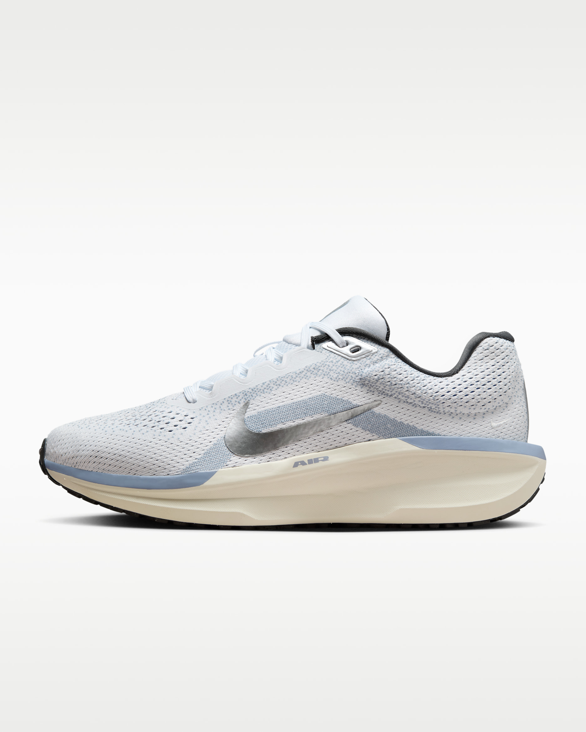 Nike Winflo 11 Men's Road Running Shoes - White/Ashen Slate/Anthracite/Metallic Silver