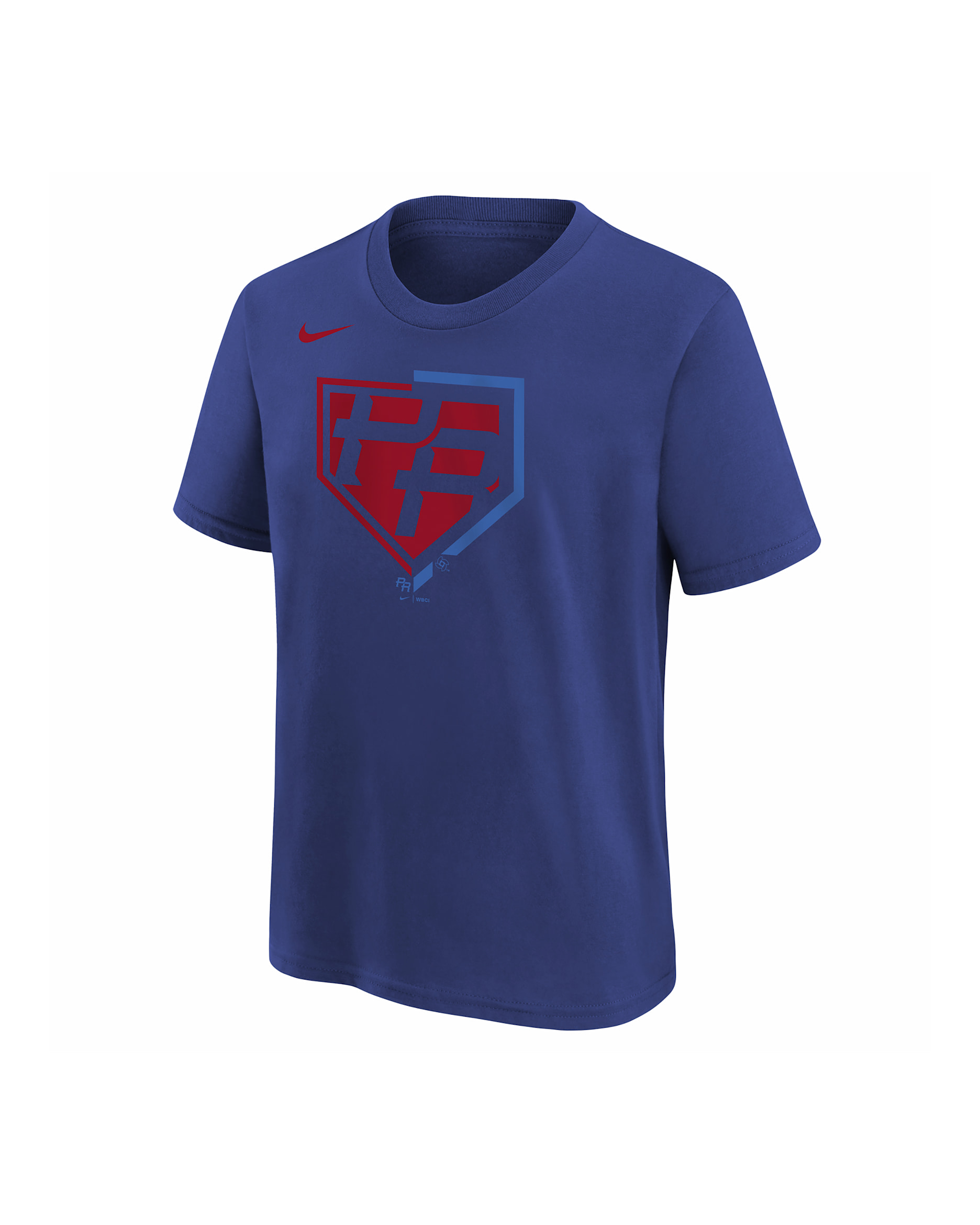 Puerto Rico National Baseball Team 2026 World Baseball Classic Shield Youth Nike T-Shirt - Rush Blue
