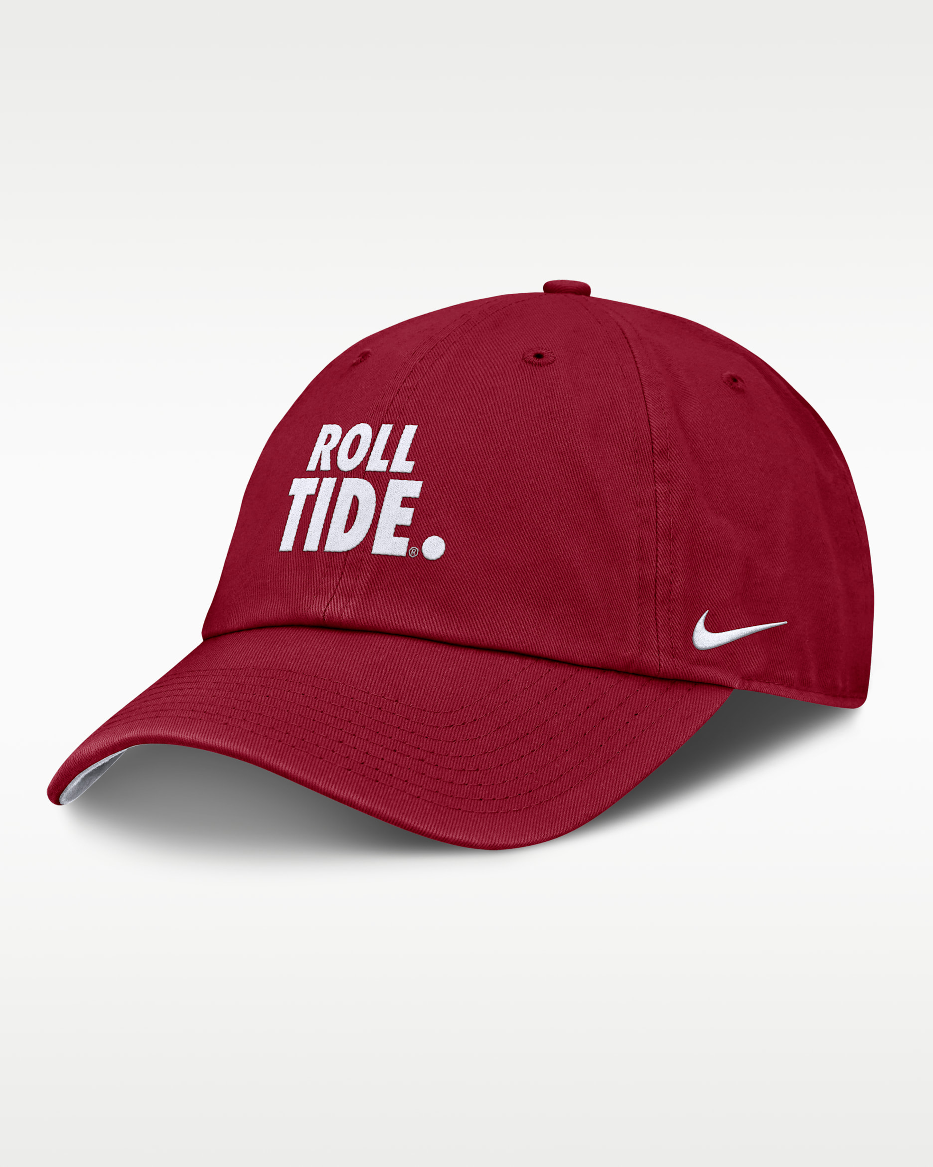 Alabama Primetime Chant Club Men's Nike College Adjustable Hat - Crimson/White/White