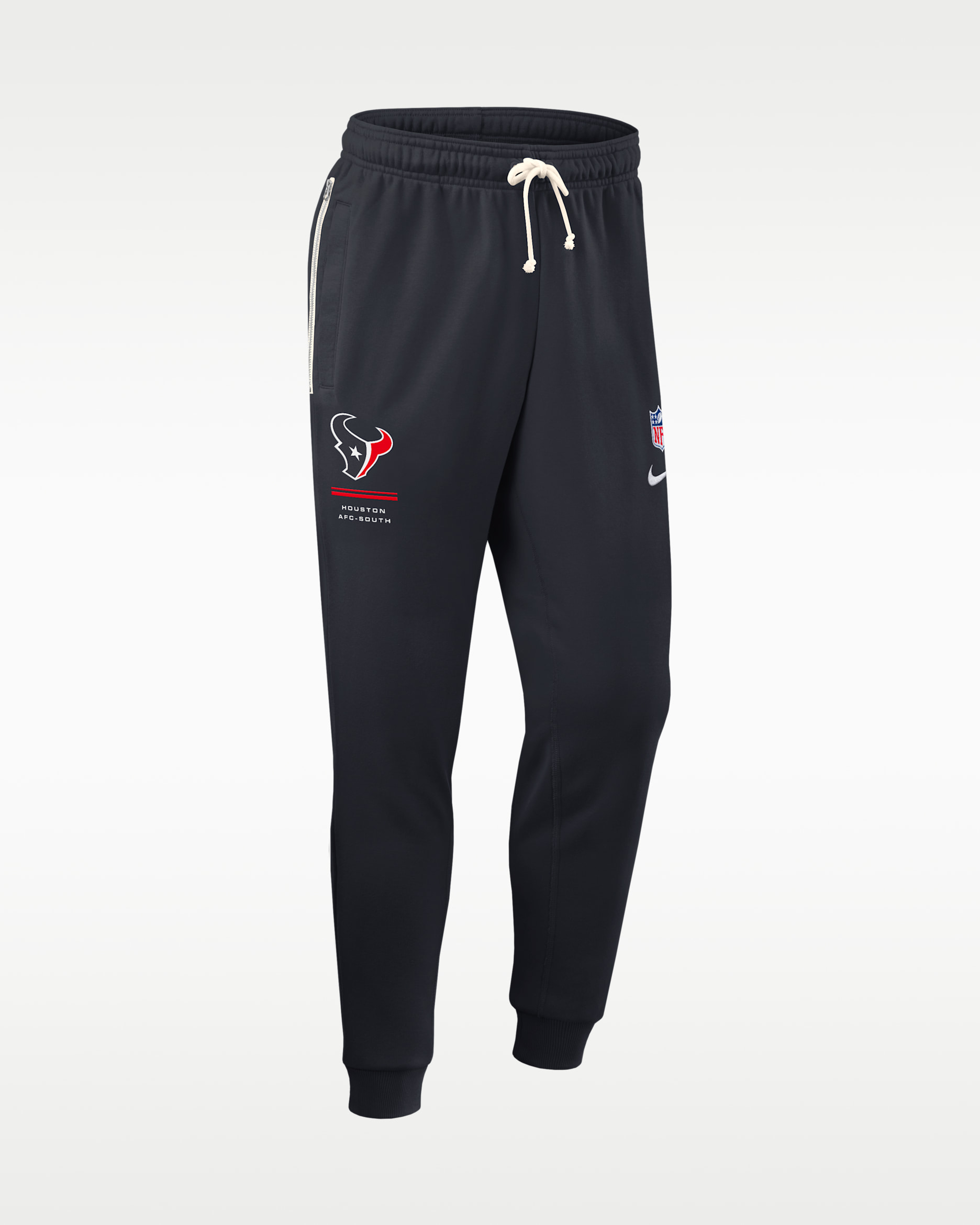 Pants Nike Dri-FIT de la NFL de pierna entallada para hombre Houston Texans Sideline Standard Issue - Azul