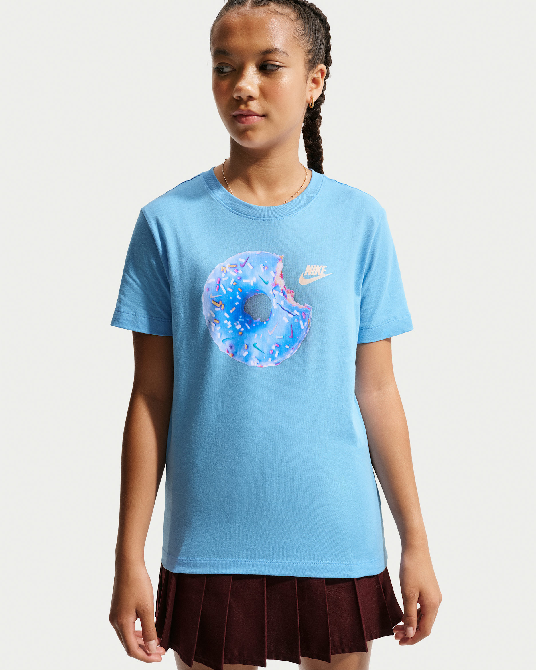 Nike Sportswear Big Kids' T-Shirt - Football Blue