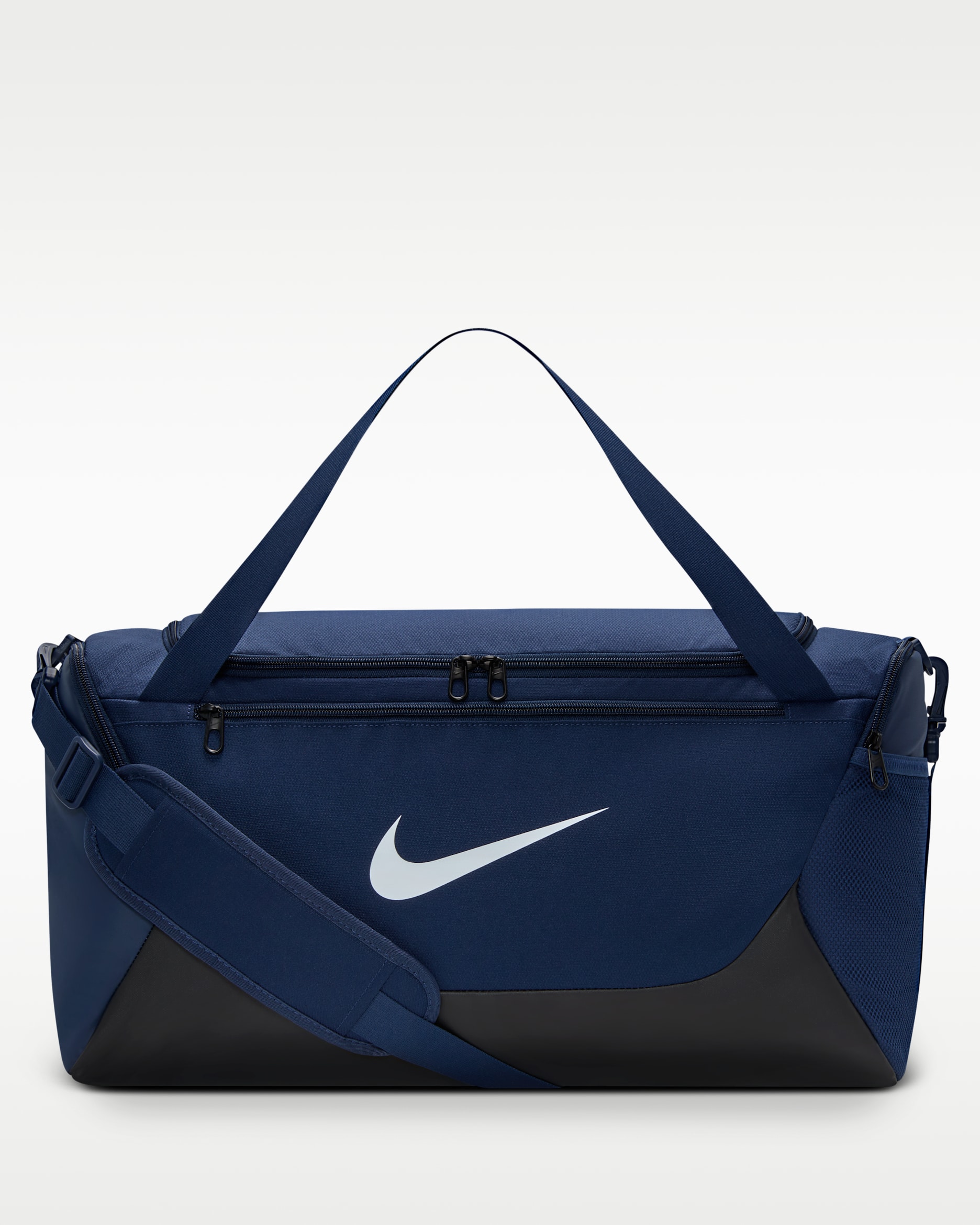 Nike Brasilia Training Duffel Bag (Small, 40L) - Midnight Navy/Black/White