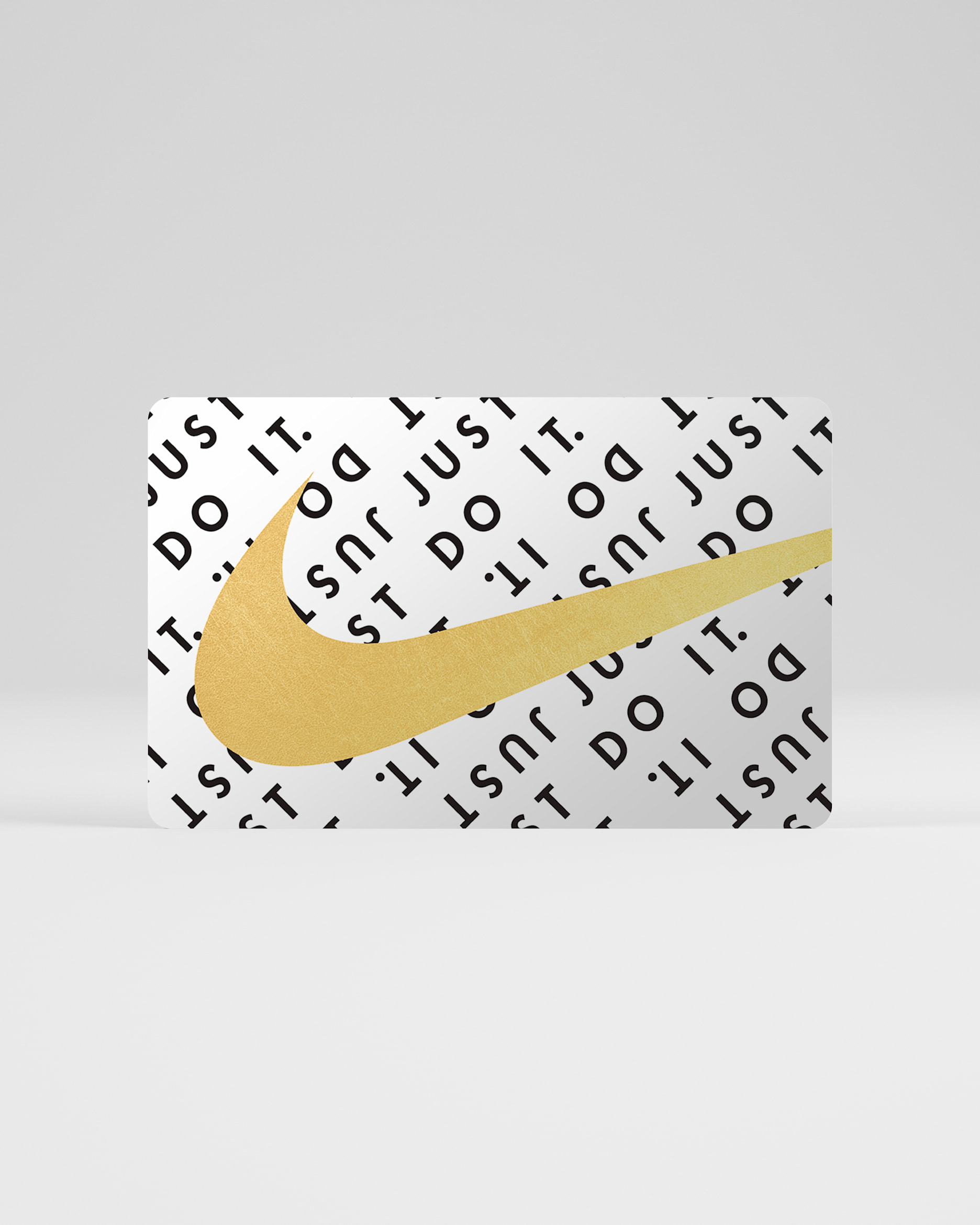 La tarjeta de regalo digital Nike llega por correo electrónico en aproximadamente dos horas o menos - Blanco
