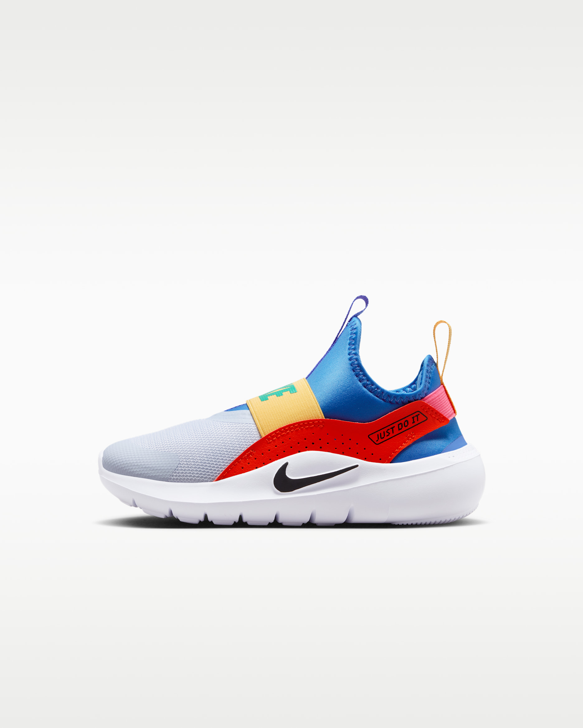 ナイキ フレックス ランナー 4 リトルキッズシューズ - ブルークリスタル/ピカンテレッド/フットボールグレー/ブラック