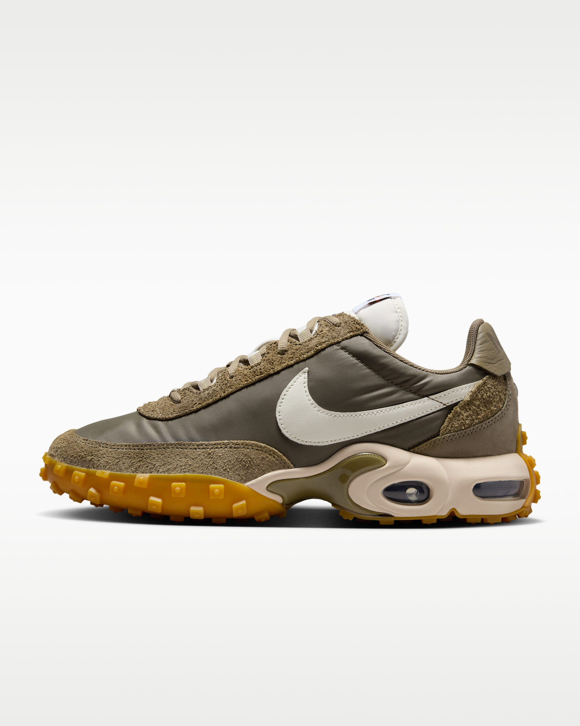 Tenis para hombre Nike Air Max Waffle SP - Oliva mate/Marrón claro goma/Vela