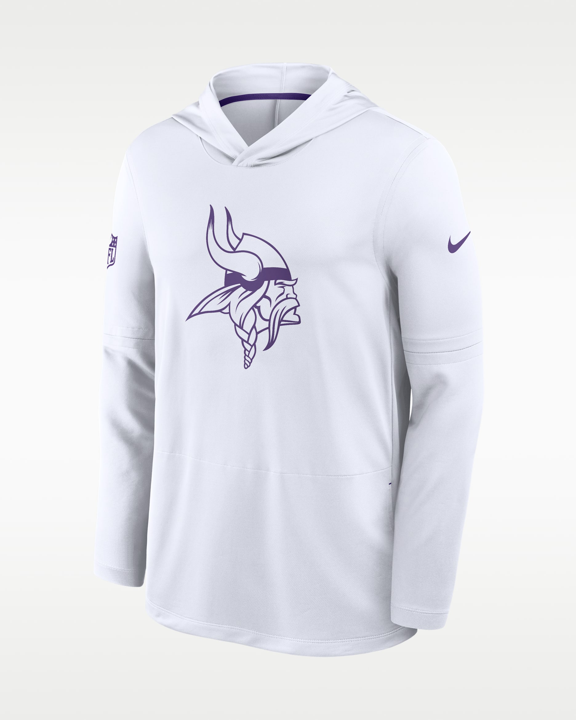 Minnesota Vikings Alt Men's Nike Dri-FIT NFL Long-Sleeve Hooded Top - White