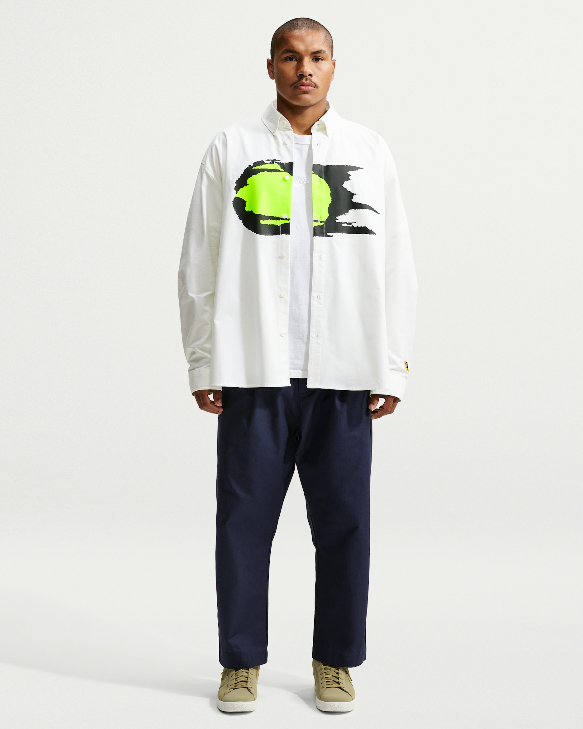 Pants plisados para hombre Nike Club Rules - Obsidiana/Obsidiana