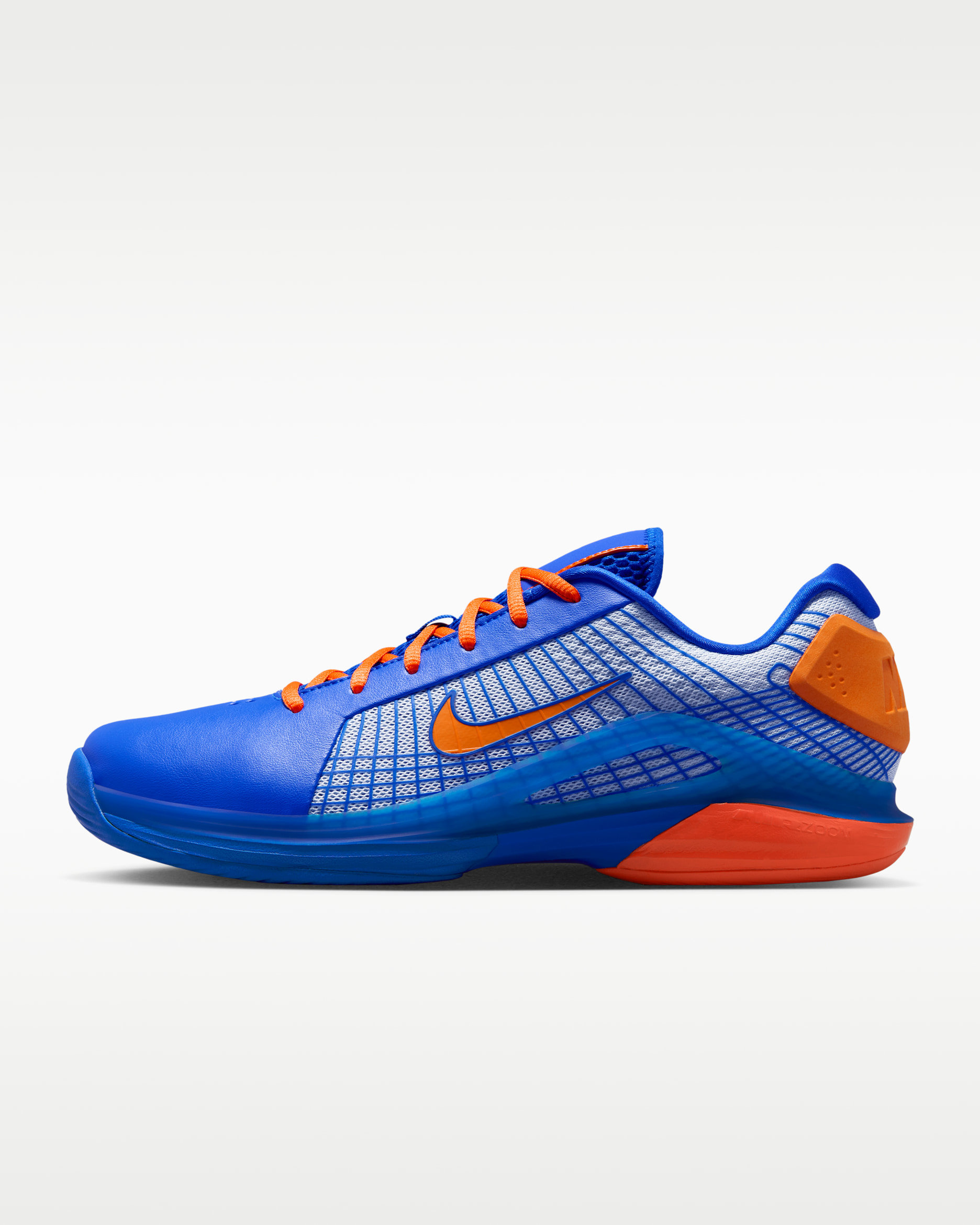 Chaussure de tennis pour surface dure Nike Vapor 12 Hypersmash pour homme - Racer Blue/Pure Platinum/Safety Orange