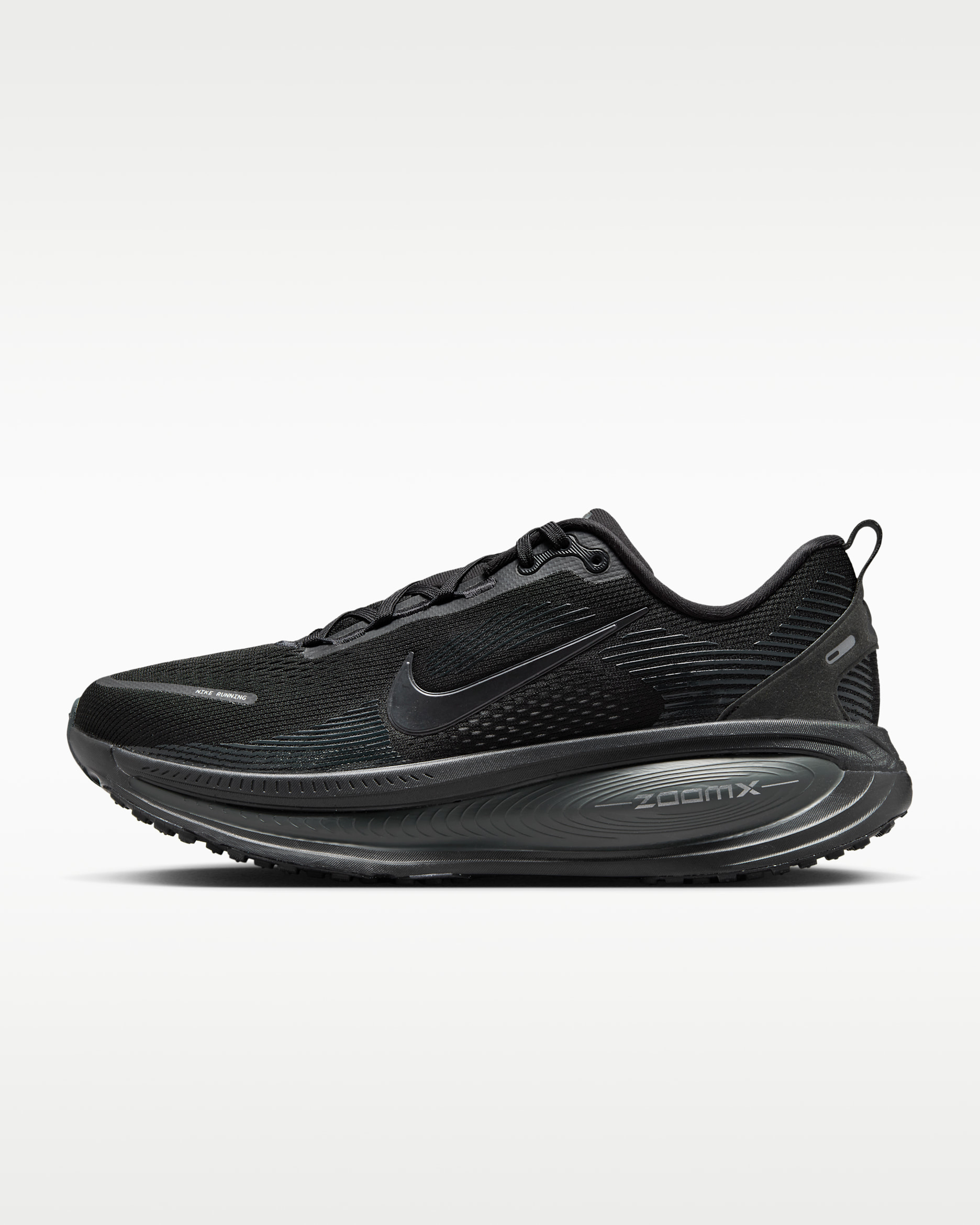Nike Vomero 18 Men's Road Running Shoes - Black/Dark Smoke Grey/Light Smoke Grey/Black