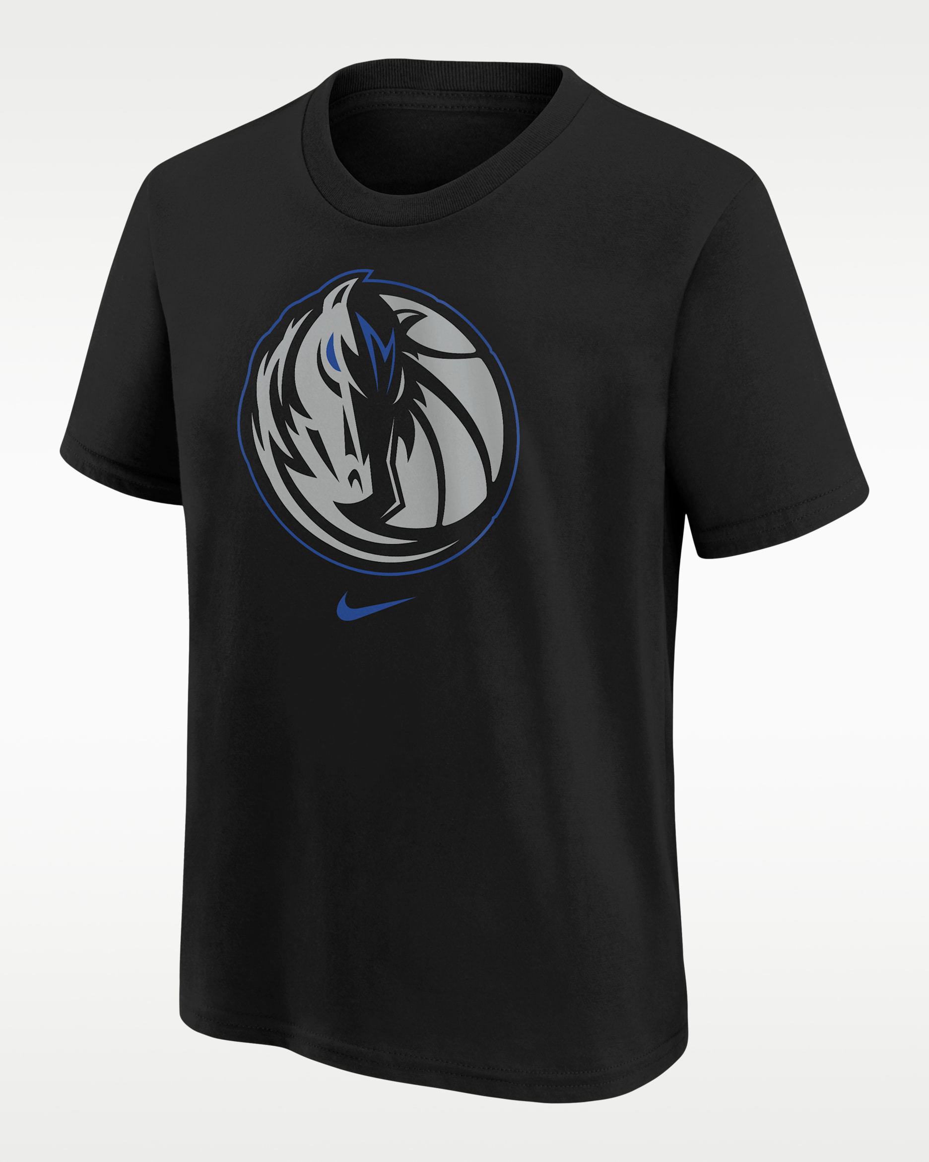 Dallas Mavericks Essential City Edition Big Kids’ Short-Sleeve T-Shirt - Black