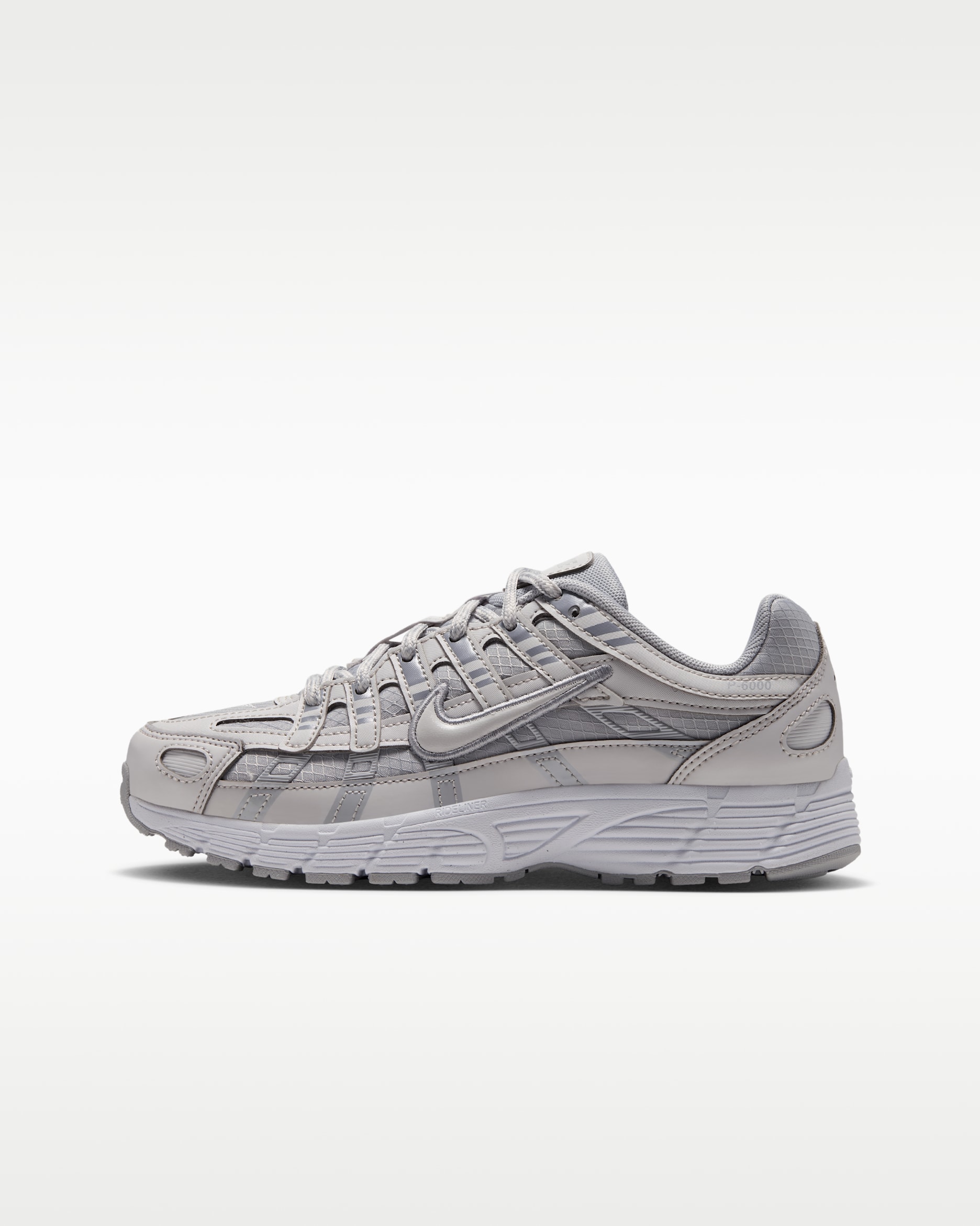 Nike P-6000 TU Older Kids' Shoes - Grey Fog/White/Light Smoke Grey/Platinum Tint