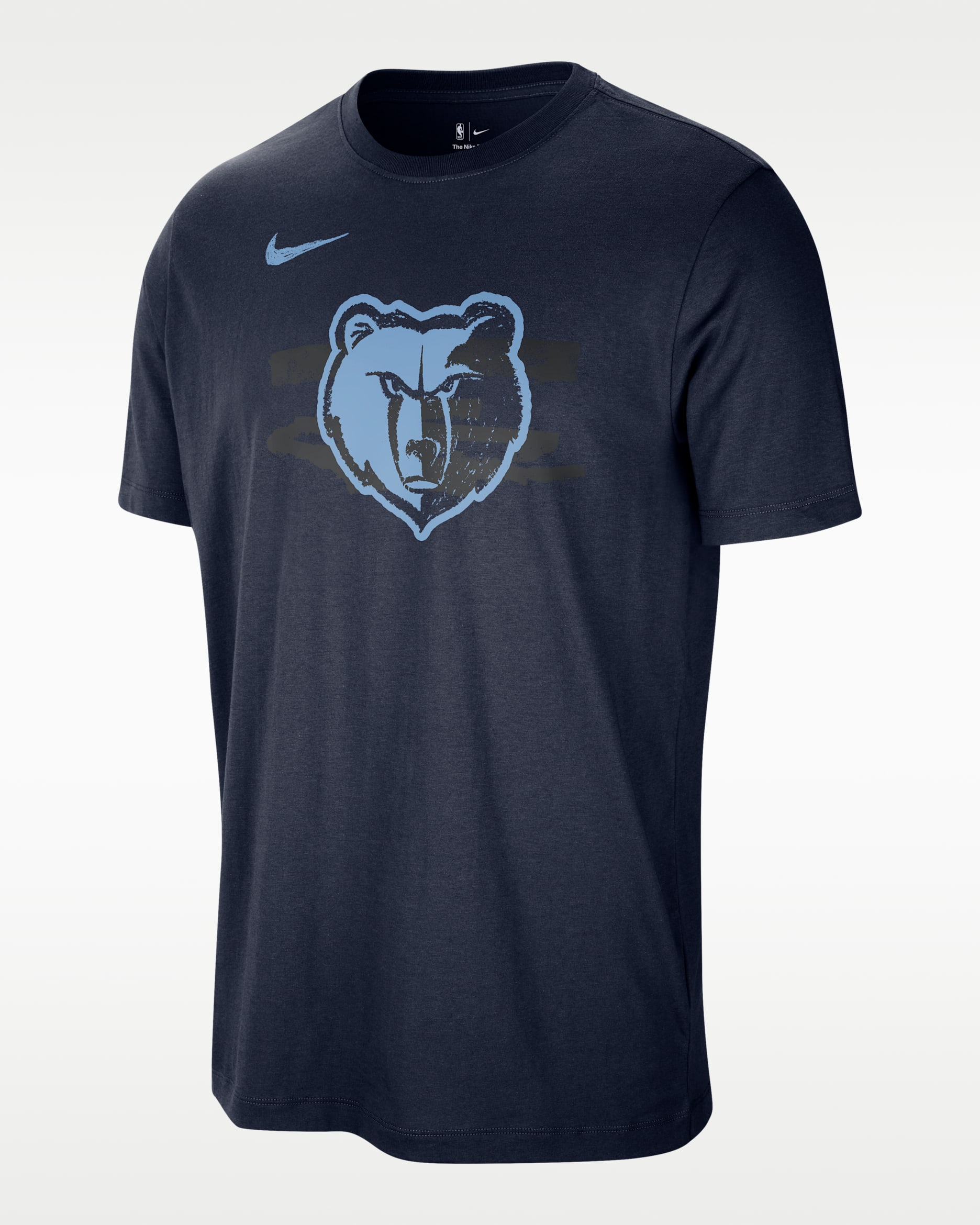 Memphis Grizzlies Courtside Men's Nike NBA T-Shirt - College Navy