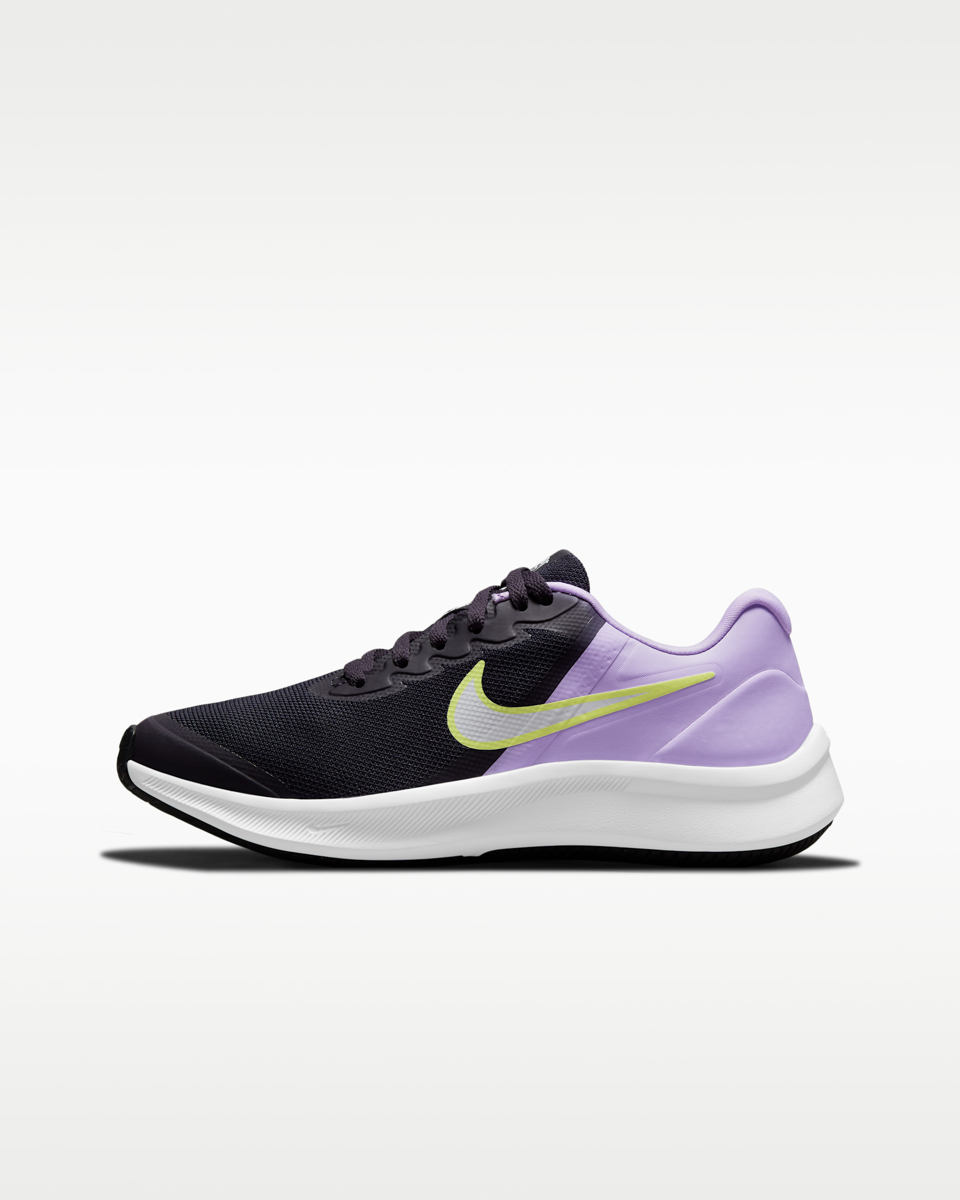 Calzado de running en carretera para niños grandes Nike Star Runner 3 - Morado cueva/Lila/Blanco