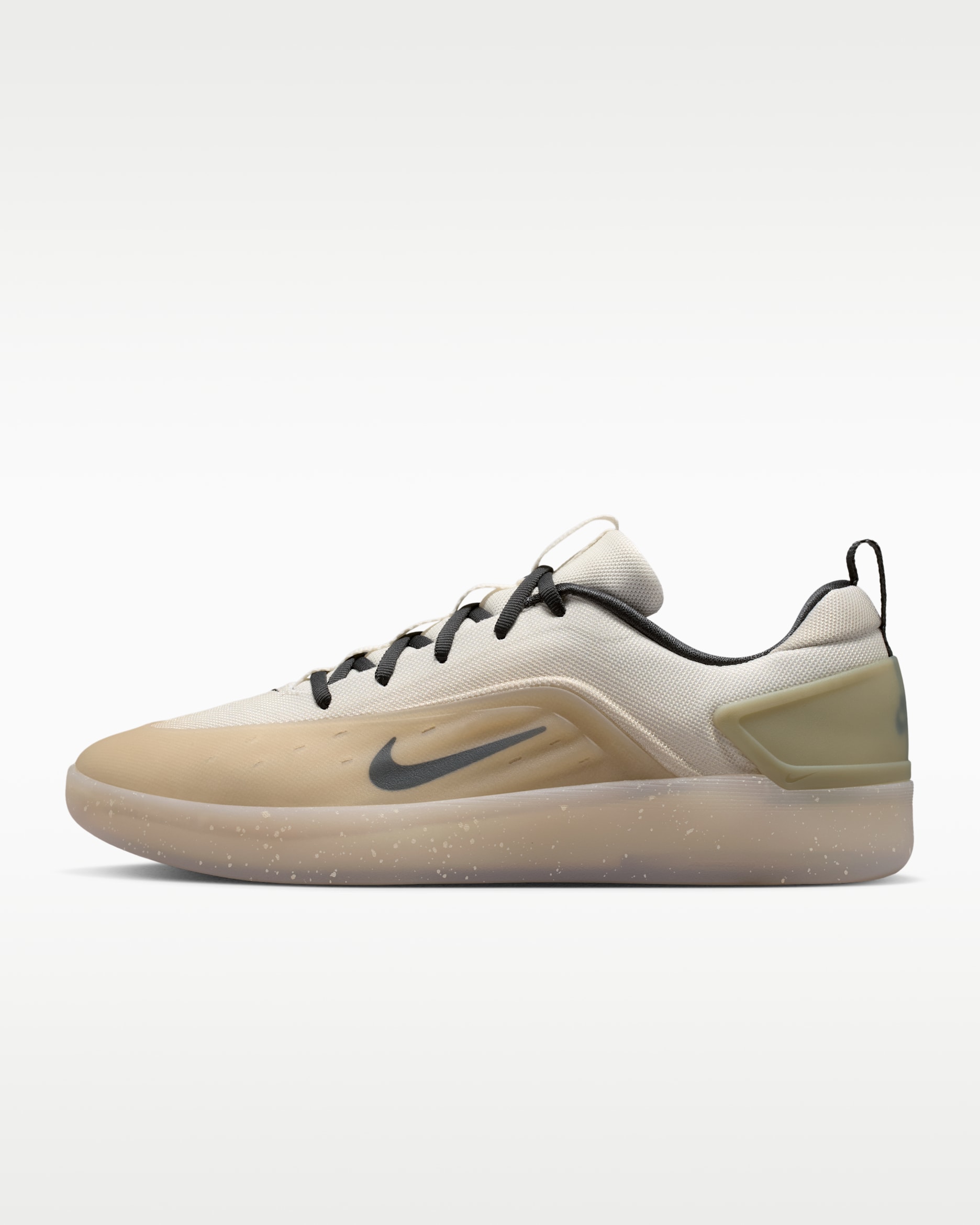 Nike SB Zoom Nyjah 4 Skate Shoes - Desert Khaki/Light Orewood Brown/Light Bone/Dark Smoke Grey