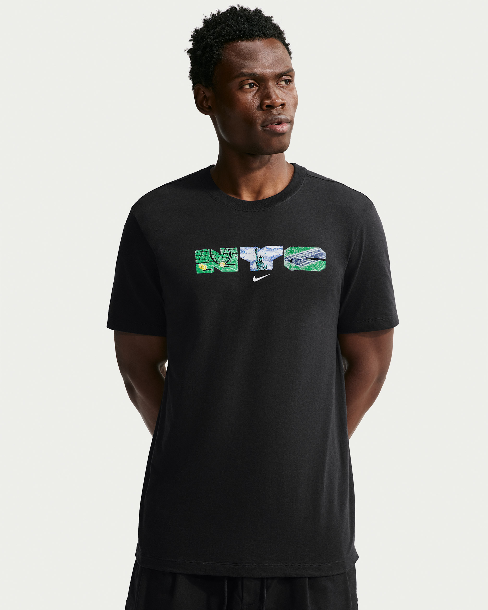 NikeCourt Tennis T-Shirt - Black