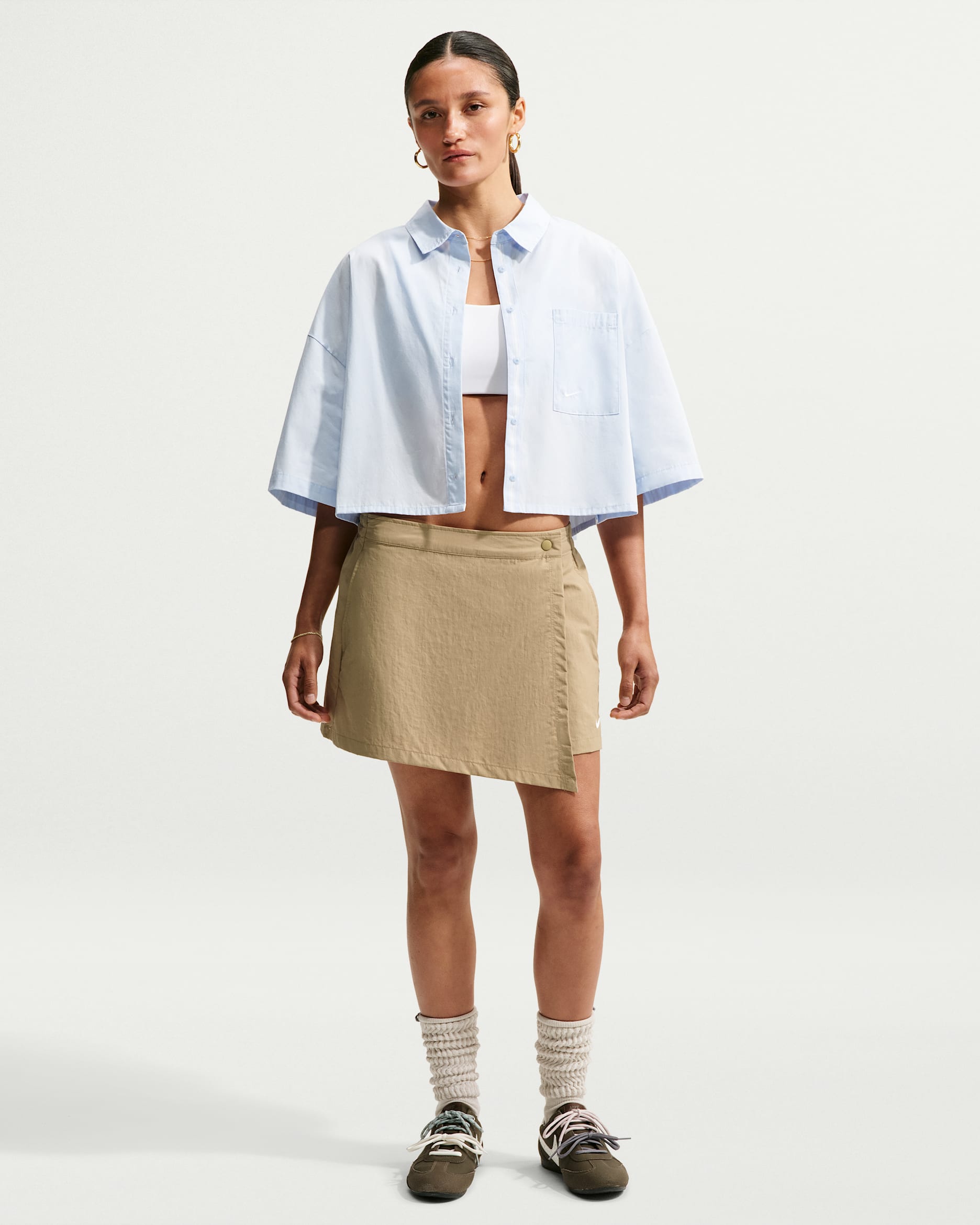 Nike Sportswear Women's Mid-Rise Skort - Parachute Beige/Sail