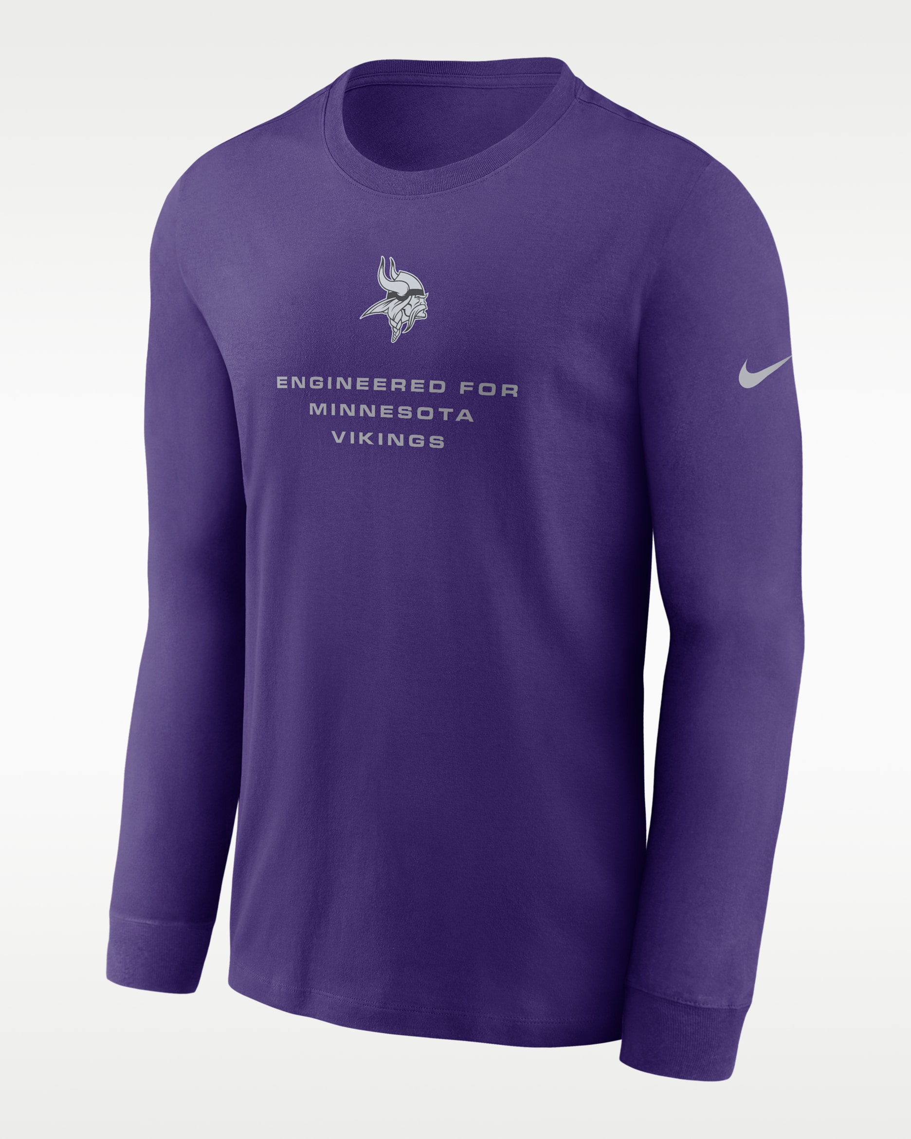 Minnesota Vikings Team Issue Men's Nike Dri-FIT NFL Long-Sleeve T-Shirt - Purple