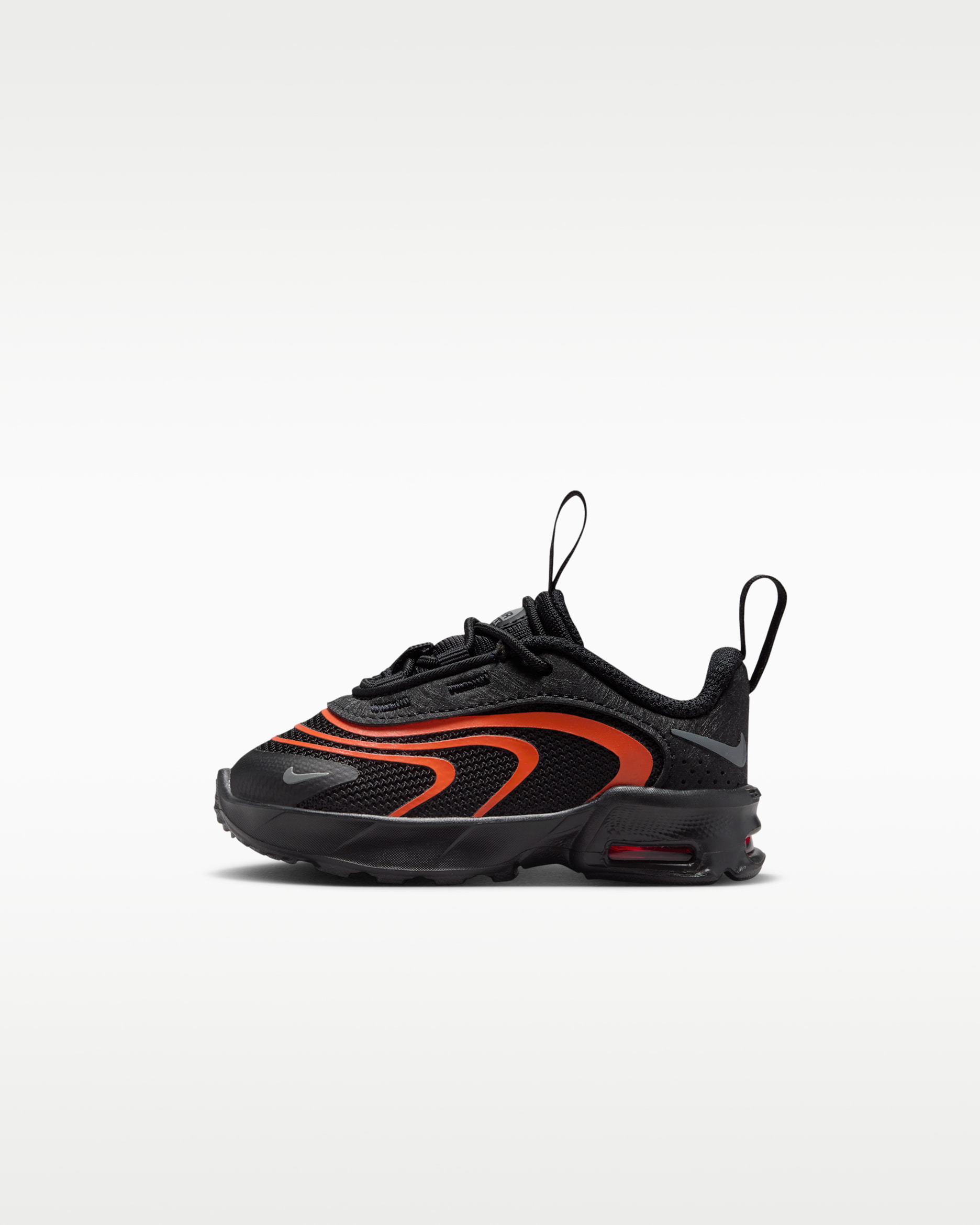 Nike Air Max Fire Schuh (Babys/Kleinkinder) - Schwarz/Picante Red/Smoke Grey