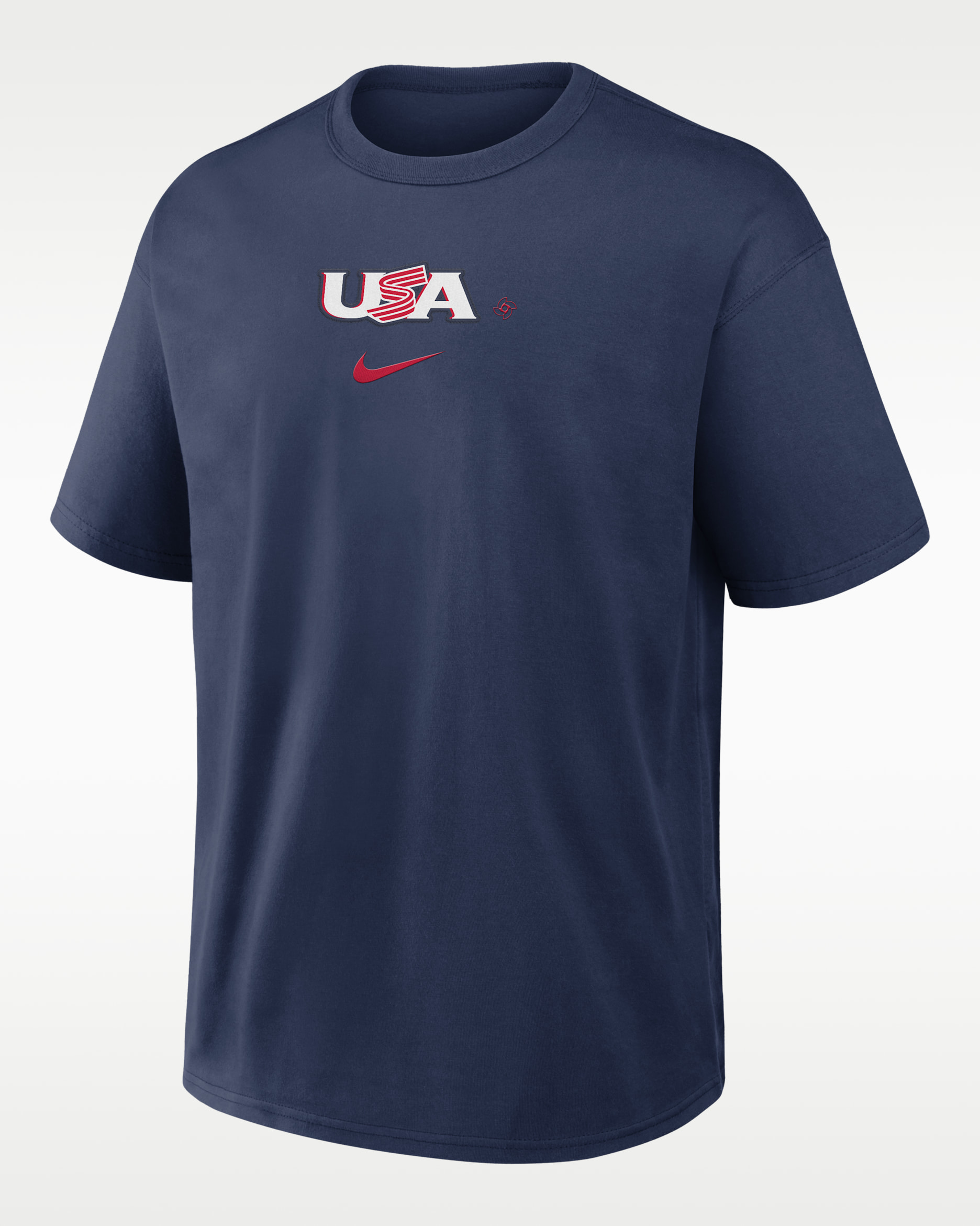 USA Baseball 2026 World Baseball Classic City Name Max90 Men's Nike Long-Sleeve T-Shirt - Navy