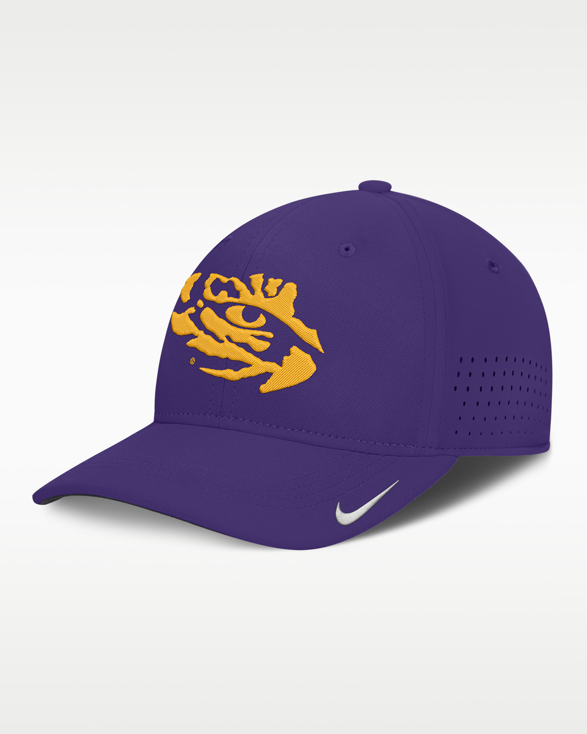 LSU Sideline Practice Men's Nike Dri-FIT College Hat - Purple