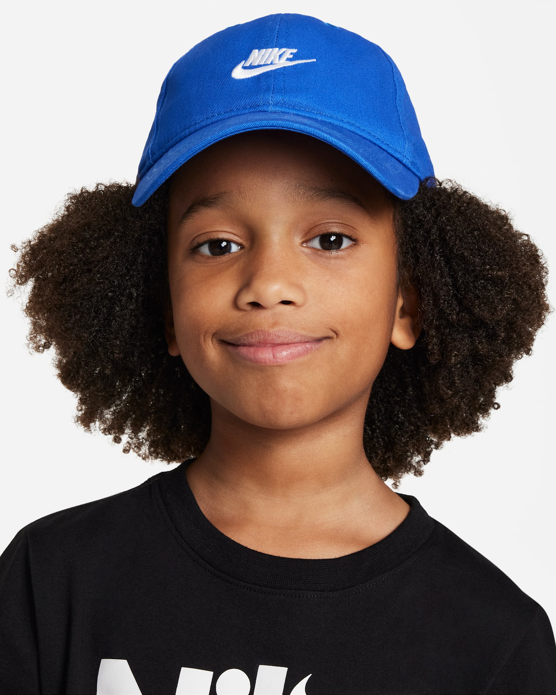 Gorra Futura con visera curva para niños talla pequeña Nike - Royal juego