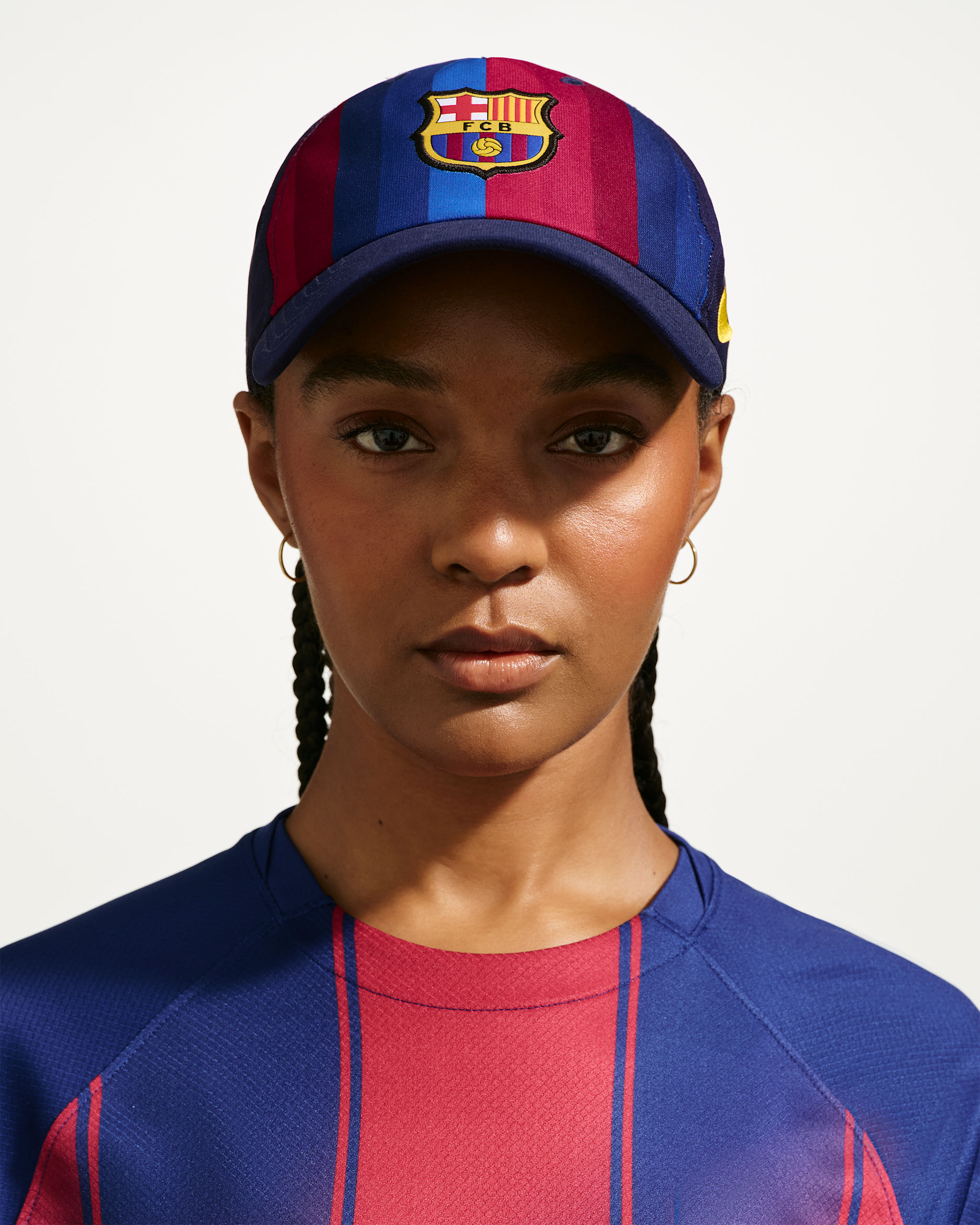 F.C. Barcelona 2026/27 Club Cap Poly 5P Home Nike Club Cap Poly 5P Home - Blackened Blue/Mineral Yellow