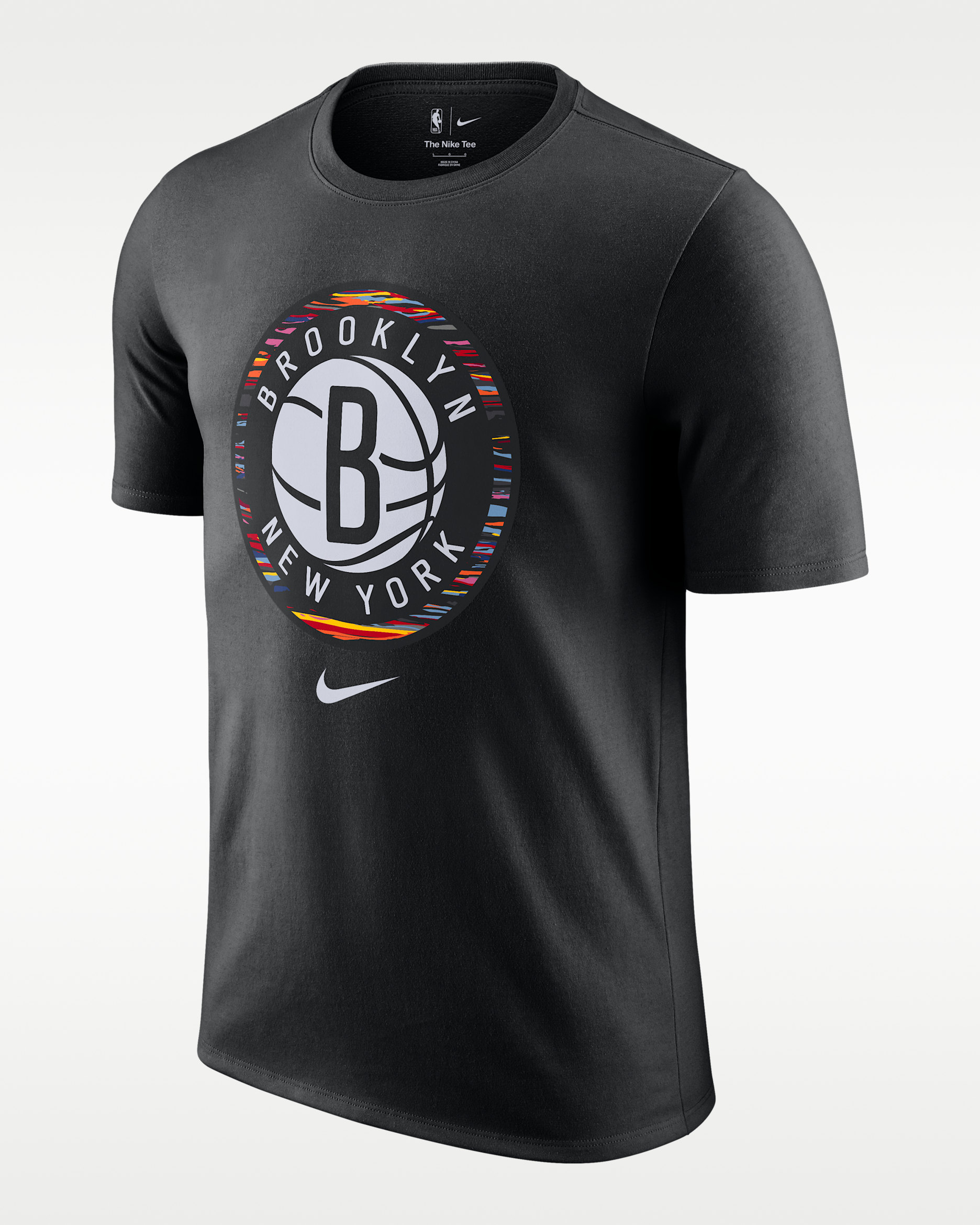 Playera Nike de la NBA para hombre Brooklyn Nets Essential City Edition - Negro