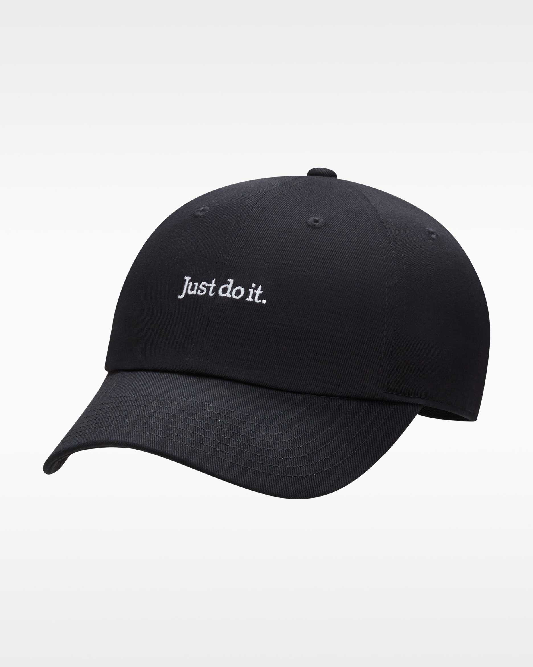 Nike Club Futura ustrukturert JDI-caps - Svart/Hvit