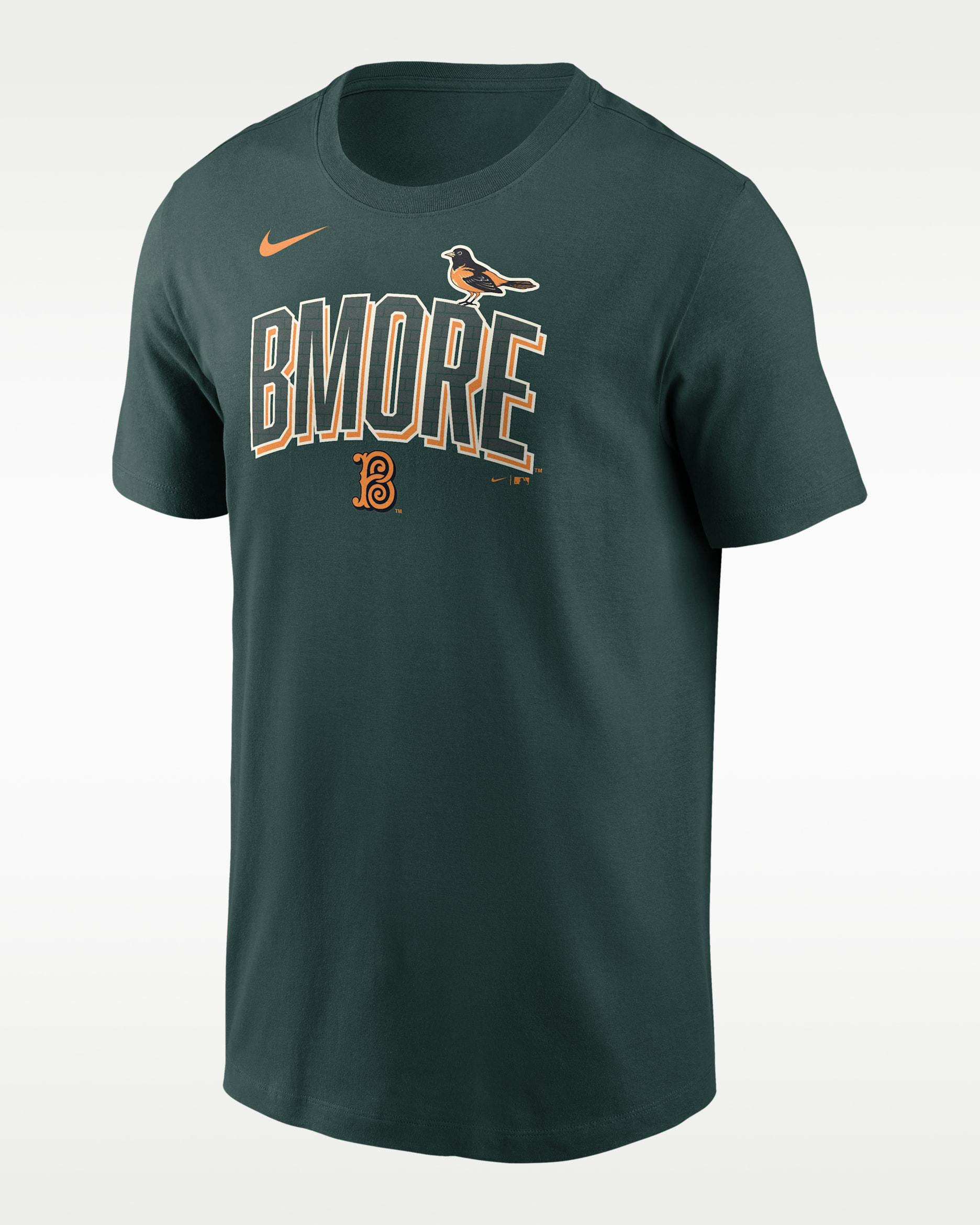 Baltimore Orioles City Connect Wordmark Men's Nike MLB T-Shirt - Green