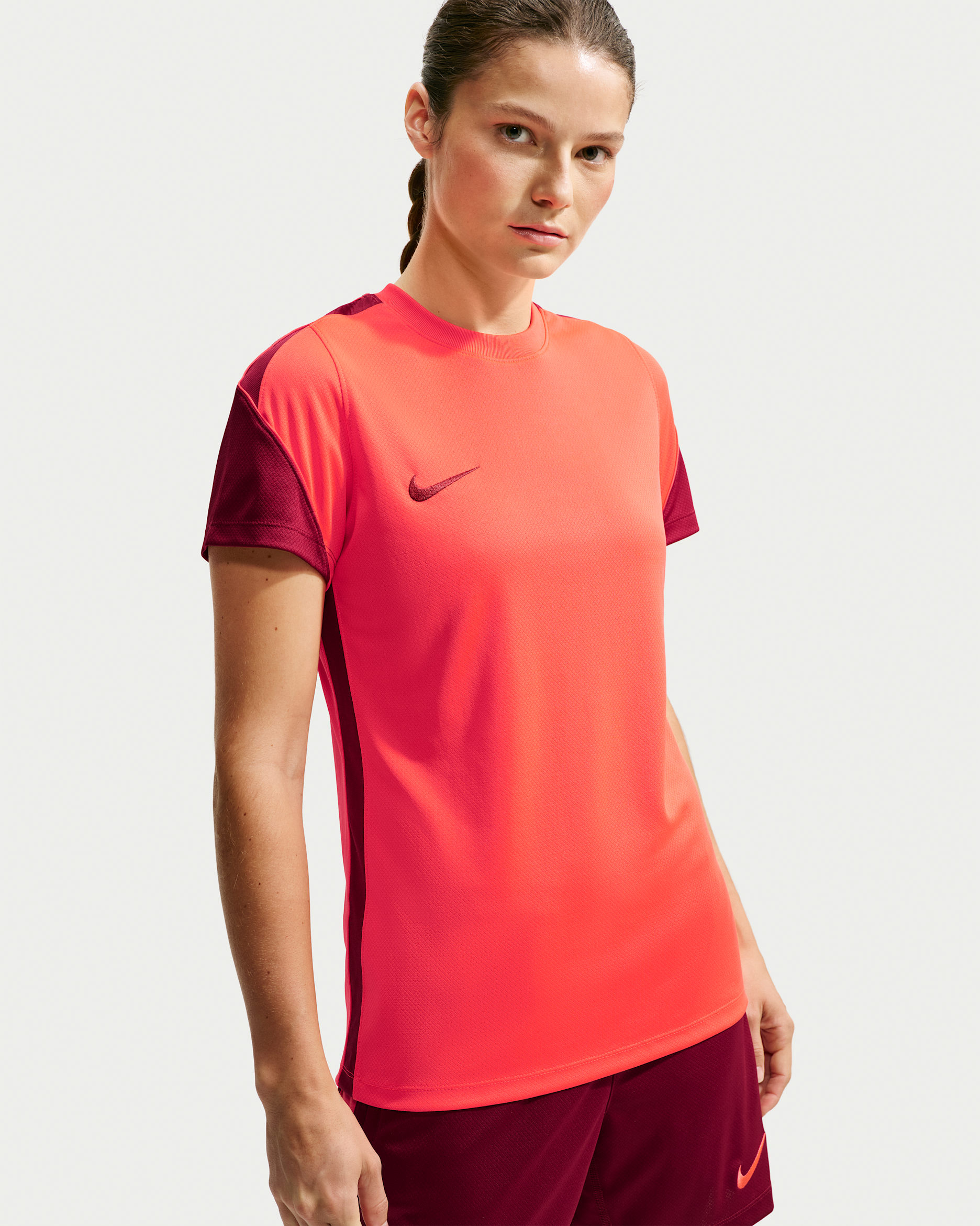 Nike Strike Women's Dri-FIT Soccer Short-Sleeve Top - Bright Crimson/Team Red/Team Red/Team Red