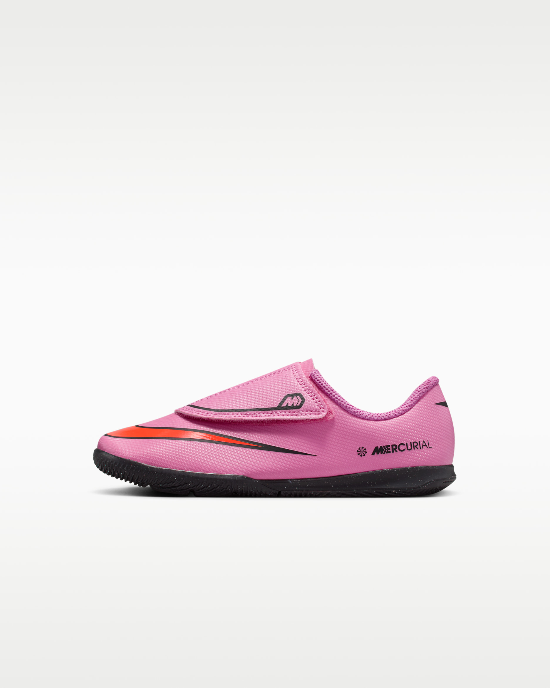 Nike Jr. Mercurial Vapor 16 Club Little Kids' IC Low-Top Soccer Shoes - Magic Flamingo/Total Crimson/Black