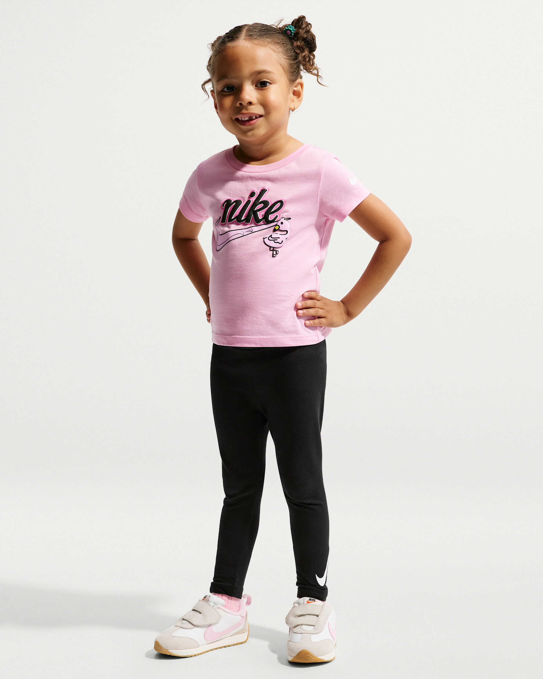 Nike Toddler Leggings (3-Pack) - Black/Playful Pink