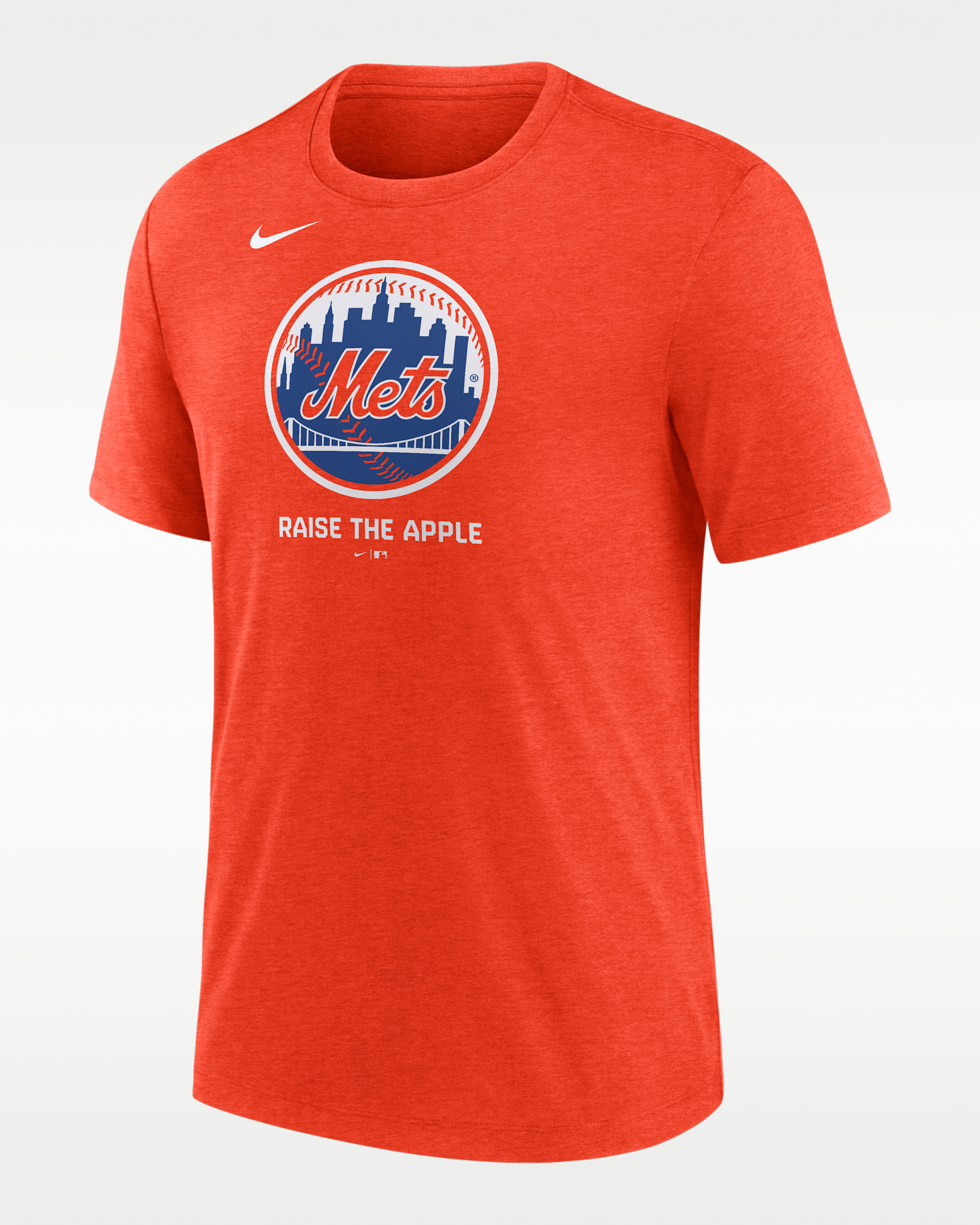 New York Mets Logo Men's Nike MLB T-Shirt - Orange