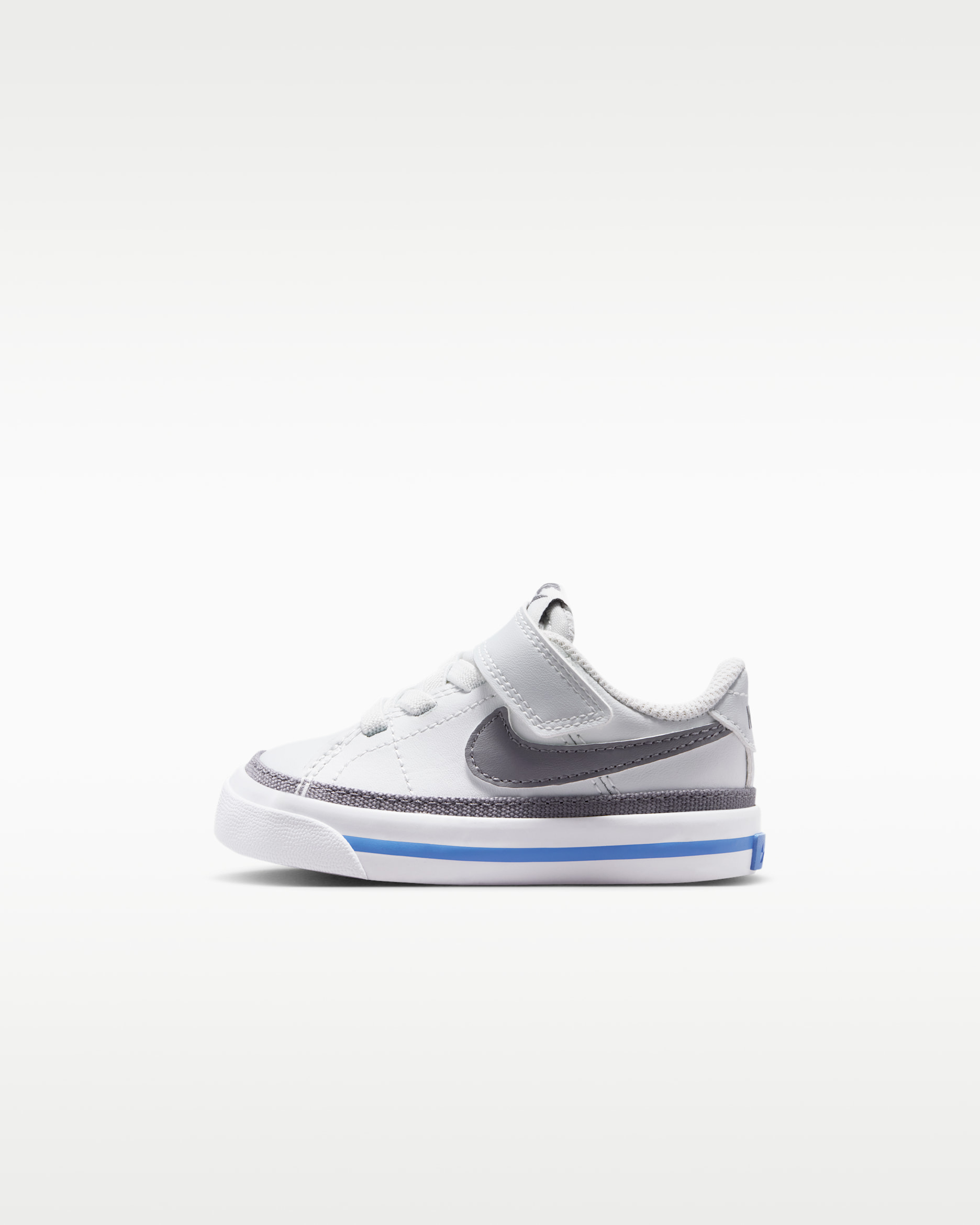Tenis para bebé e infantiles Nike Court Legacy - Blanco cáscara de huevo/Azul cristalino/Blanco/Punta de Lápiz