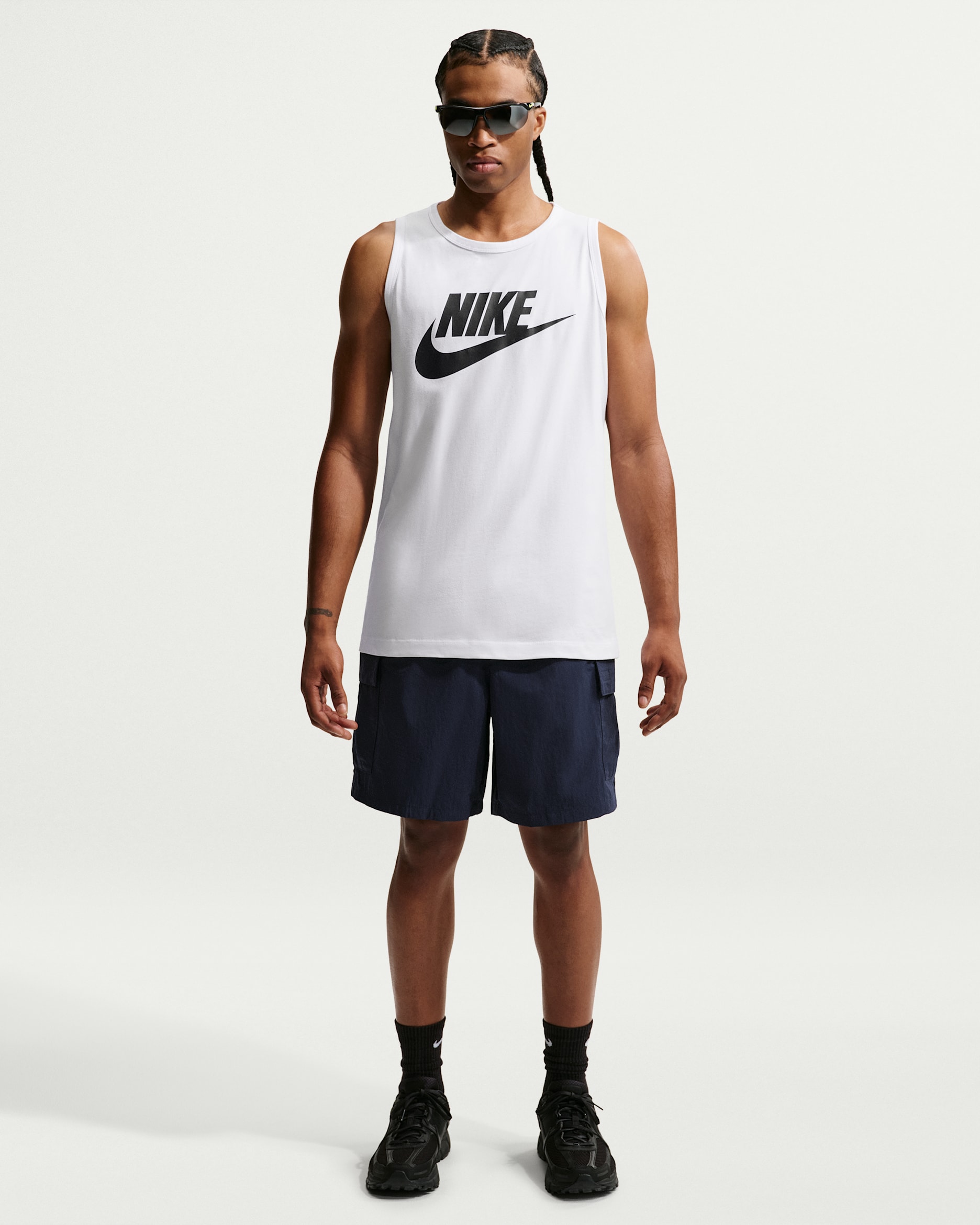 Nike Sportswear Club Men's Utility Shorts - Obsidian/White