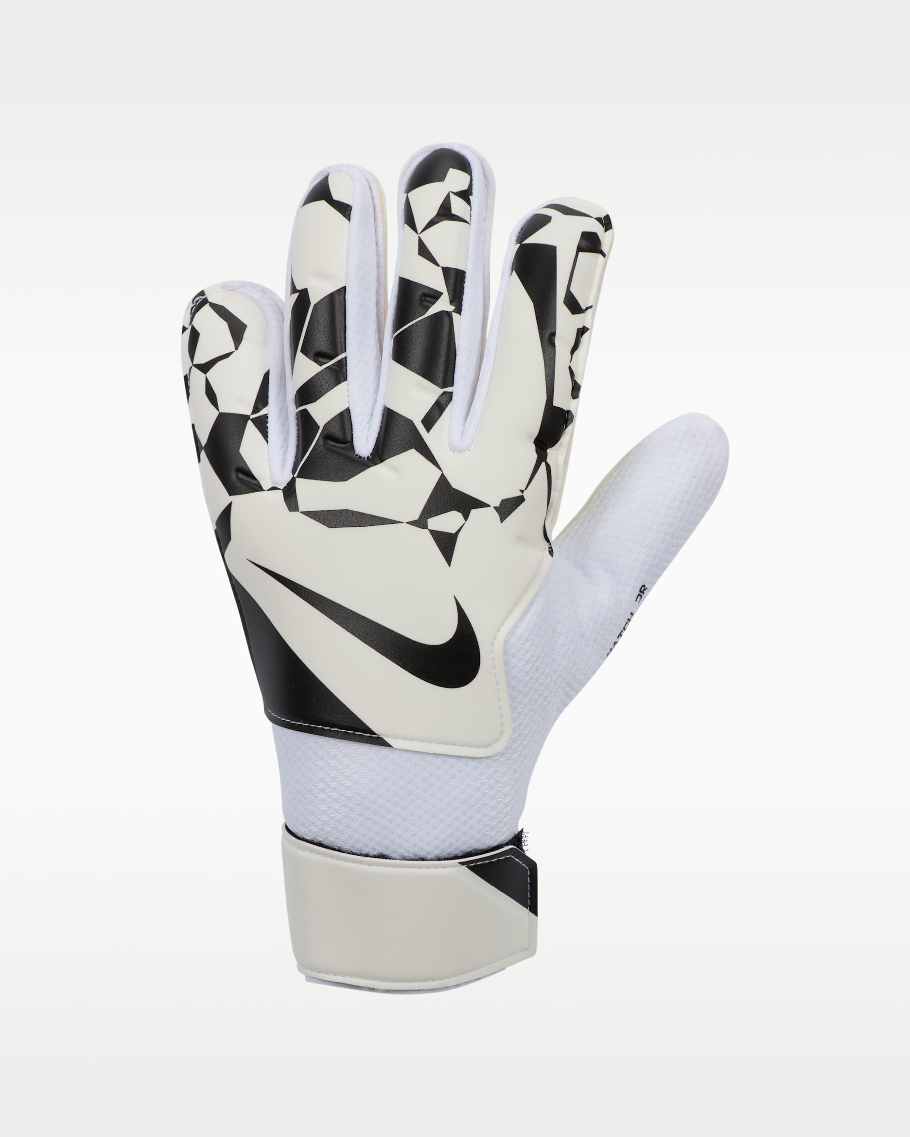 Nike Match Jr. Older Kids' Goalkeeper Football Gloves - White/Black/Black