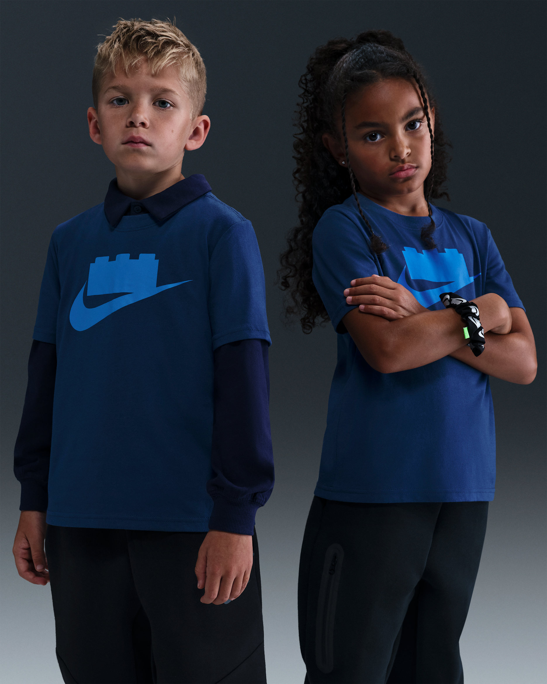 Nike x LEGO® Collection Younger Kids' Logo T-Shirt - Brave Blue