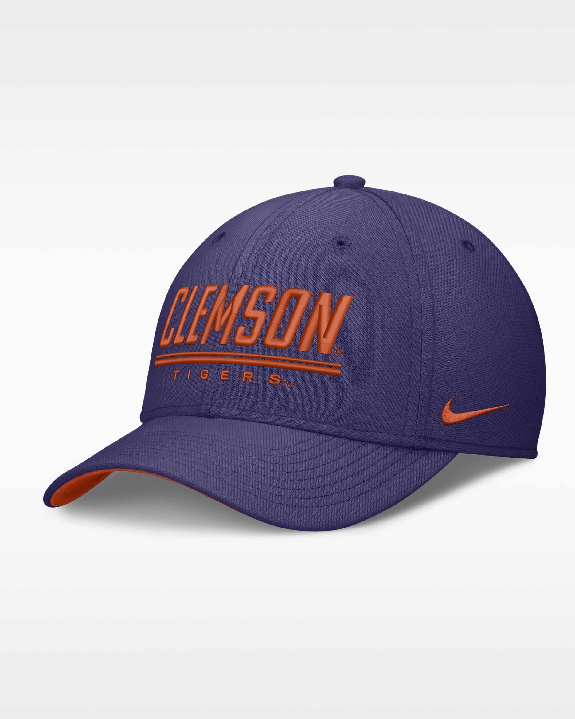 Clemson Sideline Rise Men's Nike Dri-FIT College Hat - New Orchid/University Orange