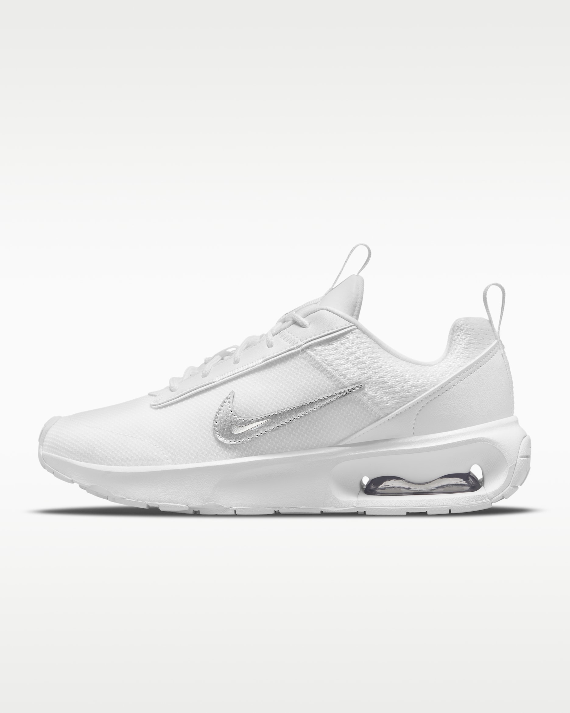 Tenis para mujer Nike Air Max INTRLK Lite - Blanco/Blanco/Plata metalizado