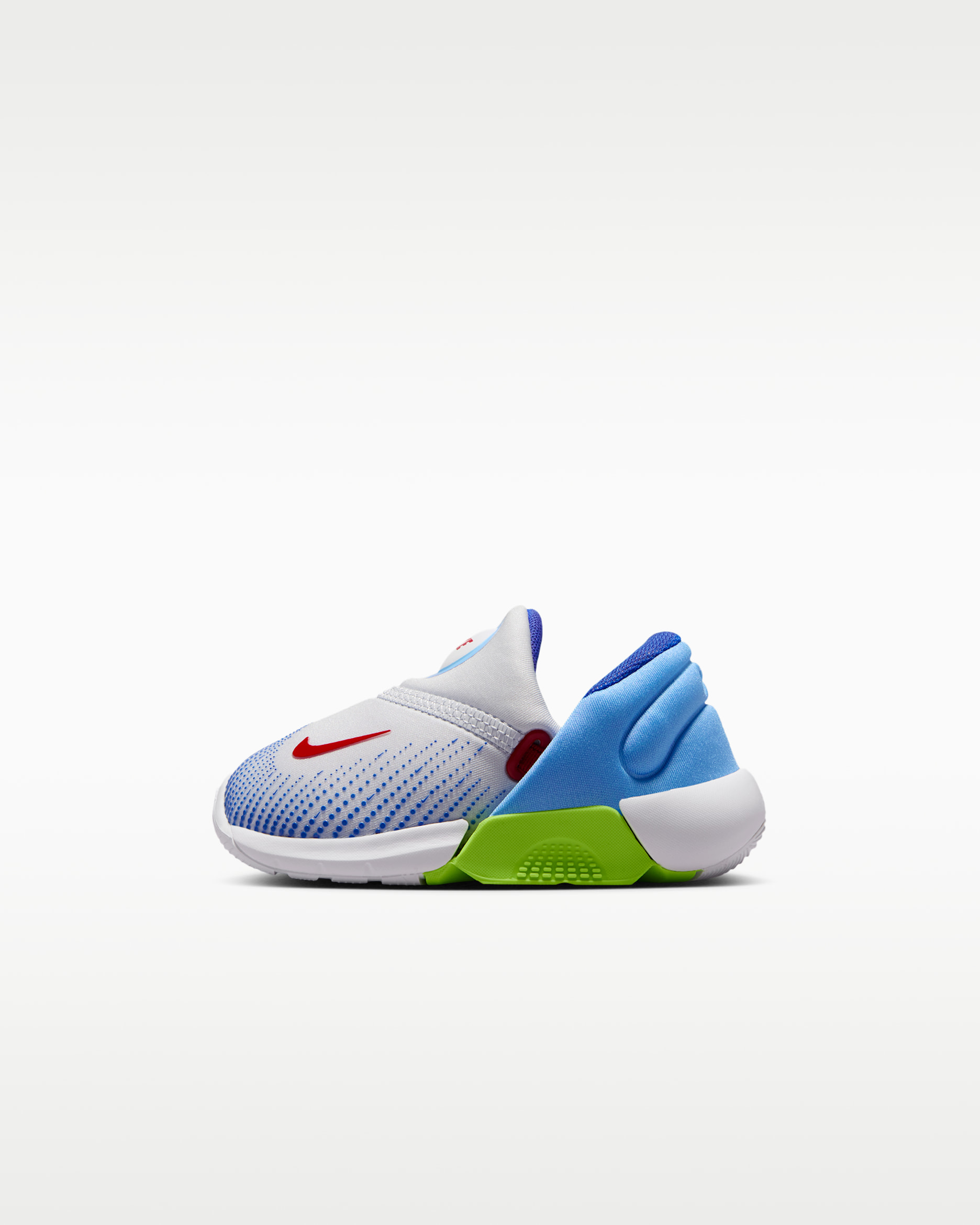 Nike Swoosh Go Baby/Toddler Shoes - Football Grey/Football Blue/Volt/University Red