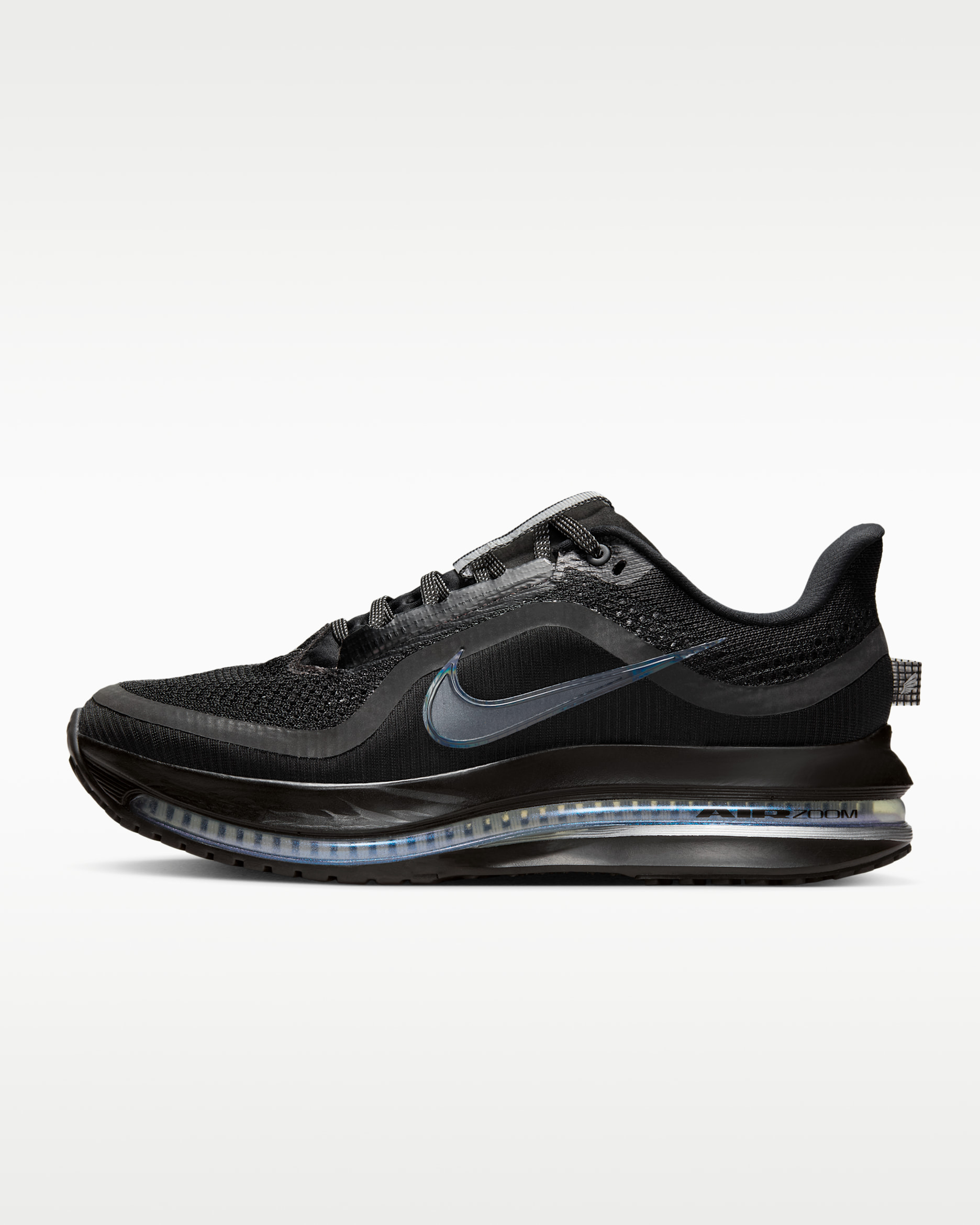 Nike Pegasus Premium Women's Road Running Shoes - Black/Metallic Silver/Black