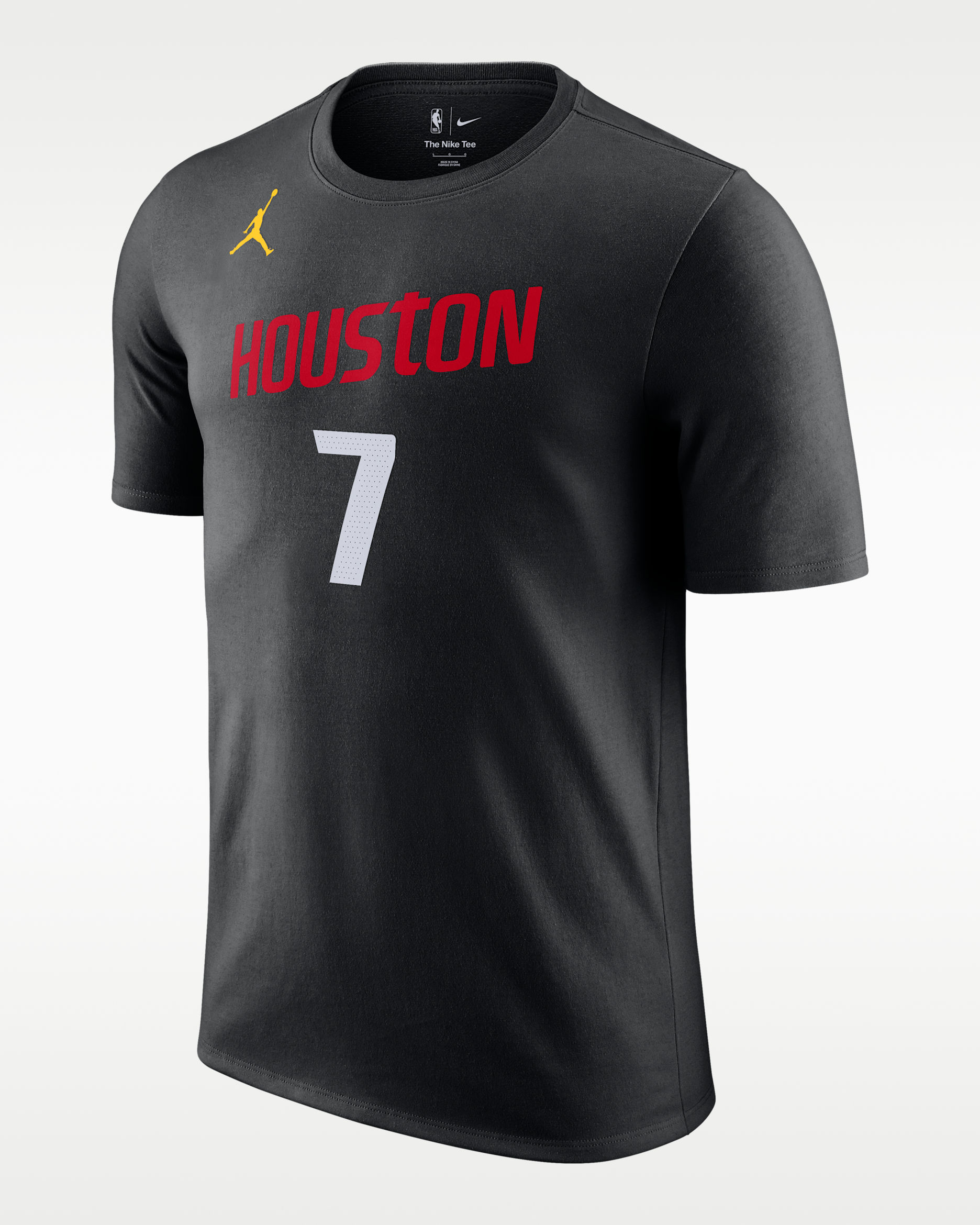 Playera de la NBA para hombre Houston Rockets Essential Statement - Negro