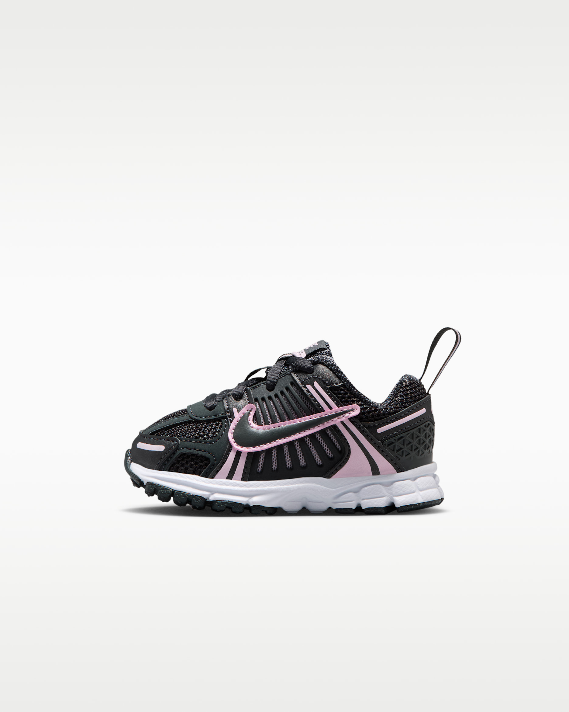 Nike Vomero 5 Baby/Toddler Shoes (Classic Laces) - Dark Smoke Grey/Pink Foam/Dark Smoke Grey