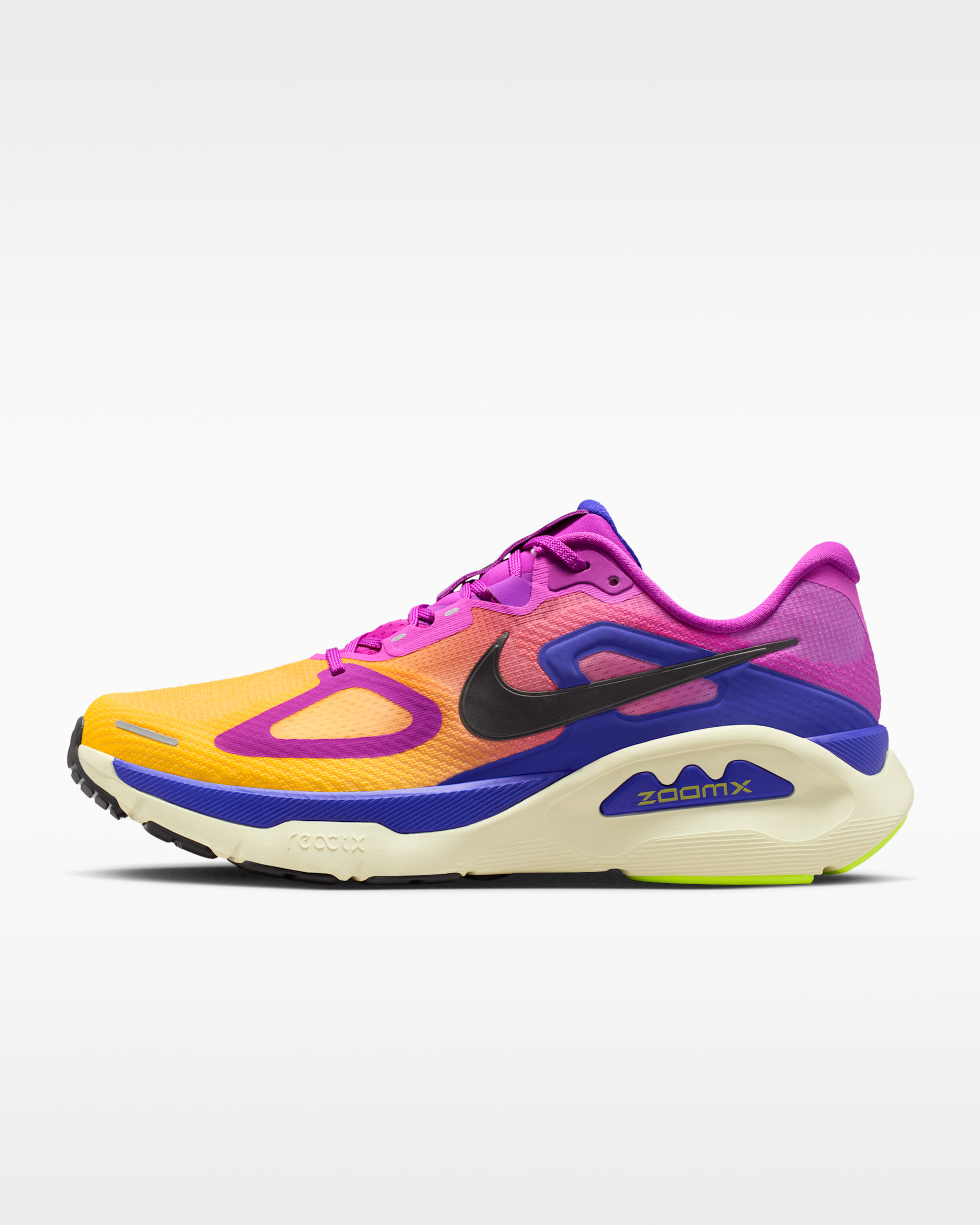 Nike Structure Plus Men's Road Running Shoes - Hyper Violet/Citron Pulse/Indigo Burst/Black