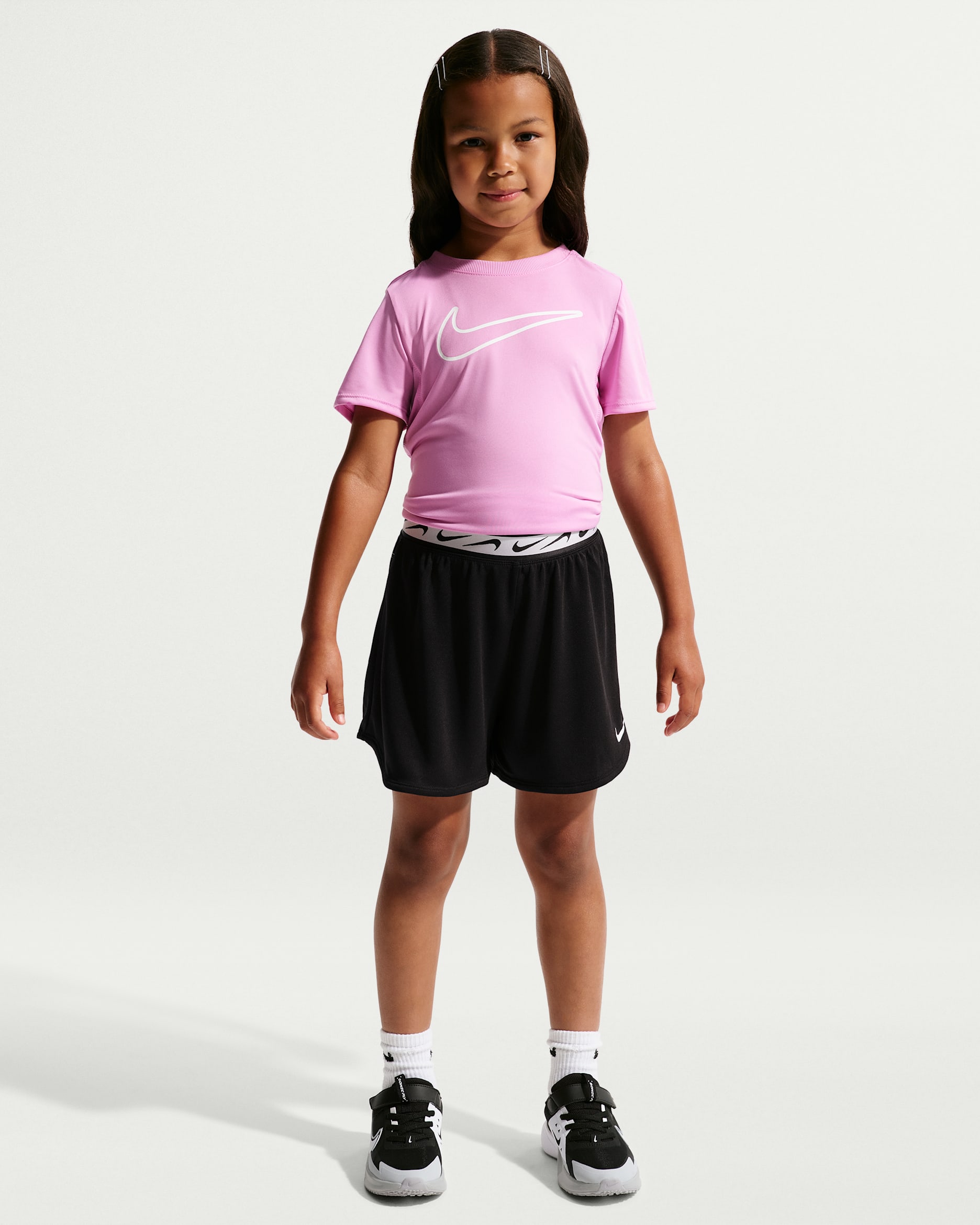 Nike Little Kids' Dri-FIT Knit Shorts - Black