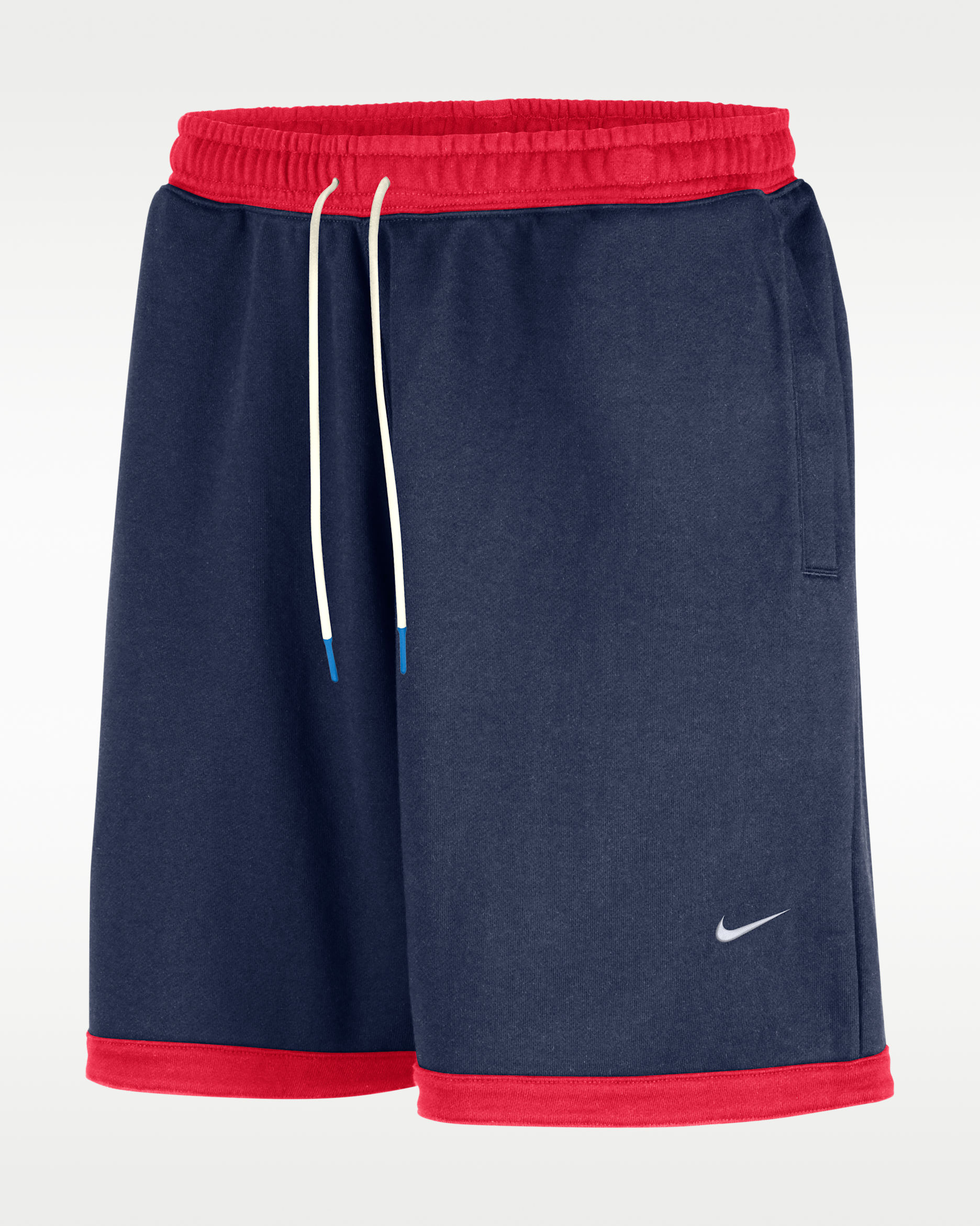 WNBA Legends Nike Basketball Fleece Shorts - Midnight Navy/Action Red/Sail/White
