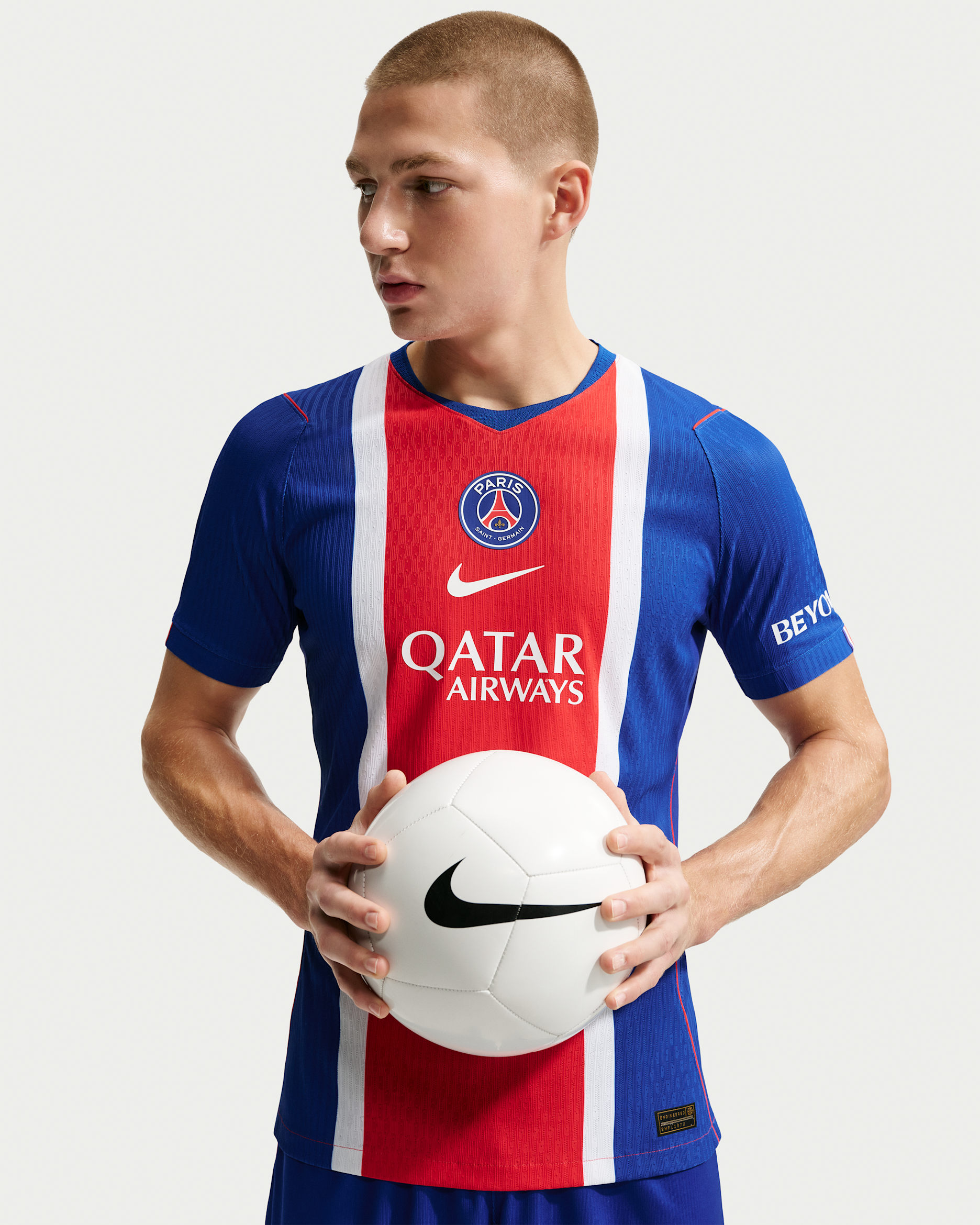 Paris Saint-Germain 2026/27 Match Home Men's Nike Aero-FIT Football Authentic Shirt - Old Royal/White/University Red/White