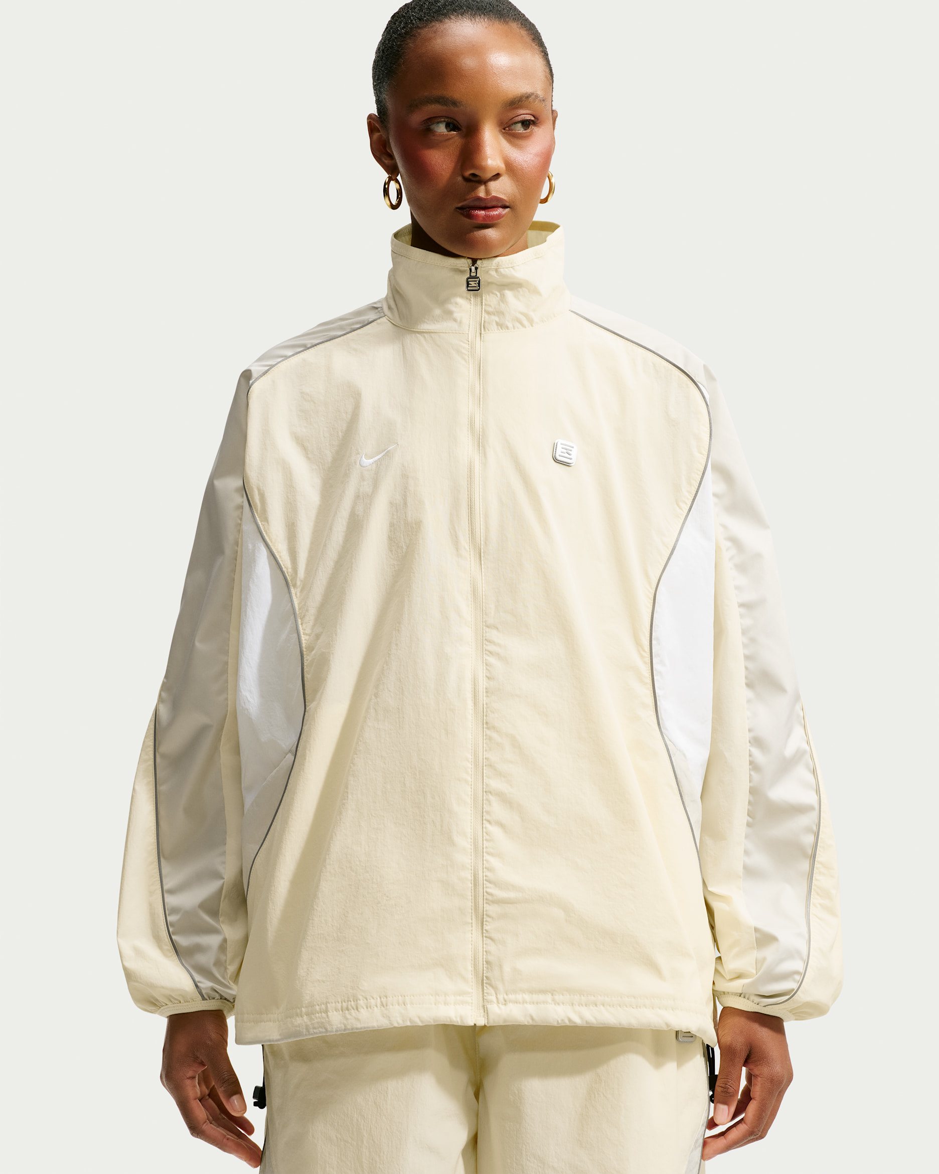 Nike Sportswear Women's Woven Jacket - Alabaster/Light Bone/White