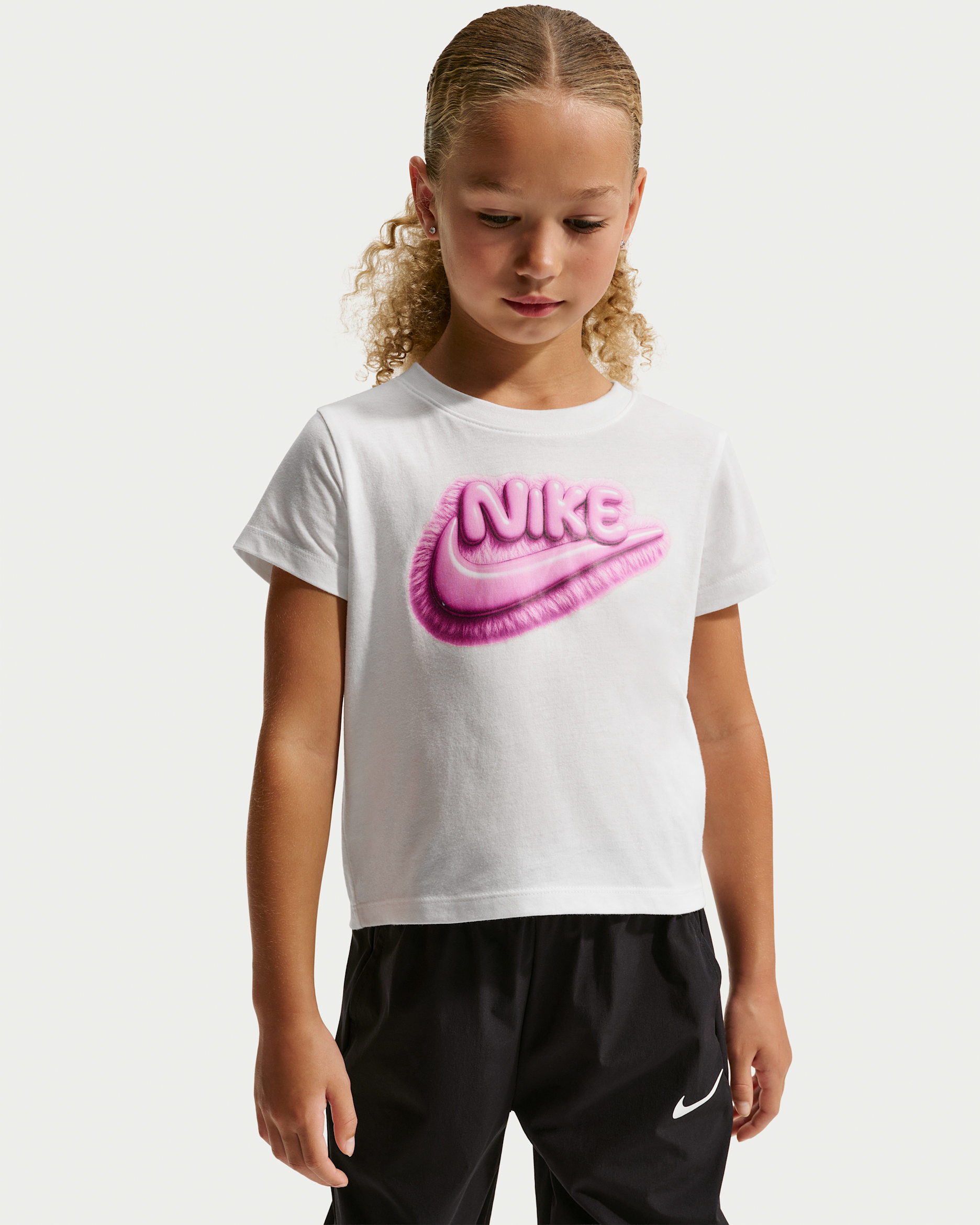 Nike Little Kids' Dream Float Boxy T-Shirt - Sail