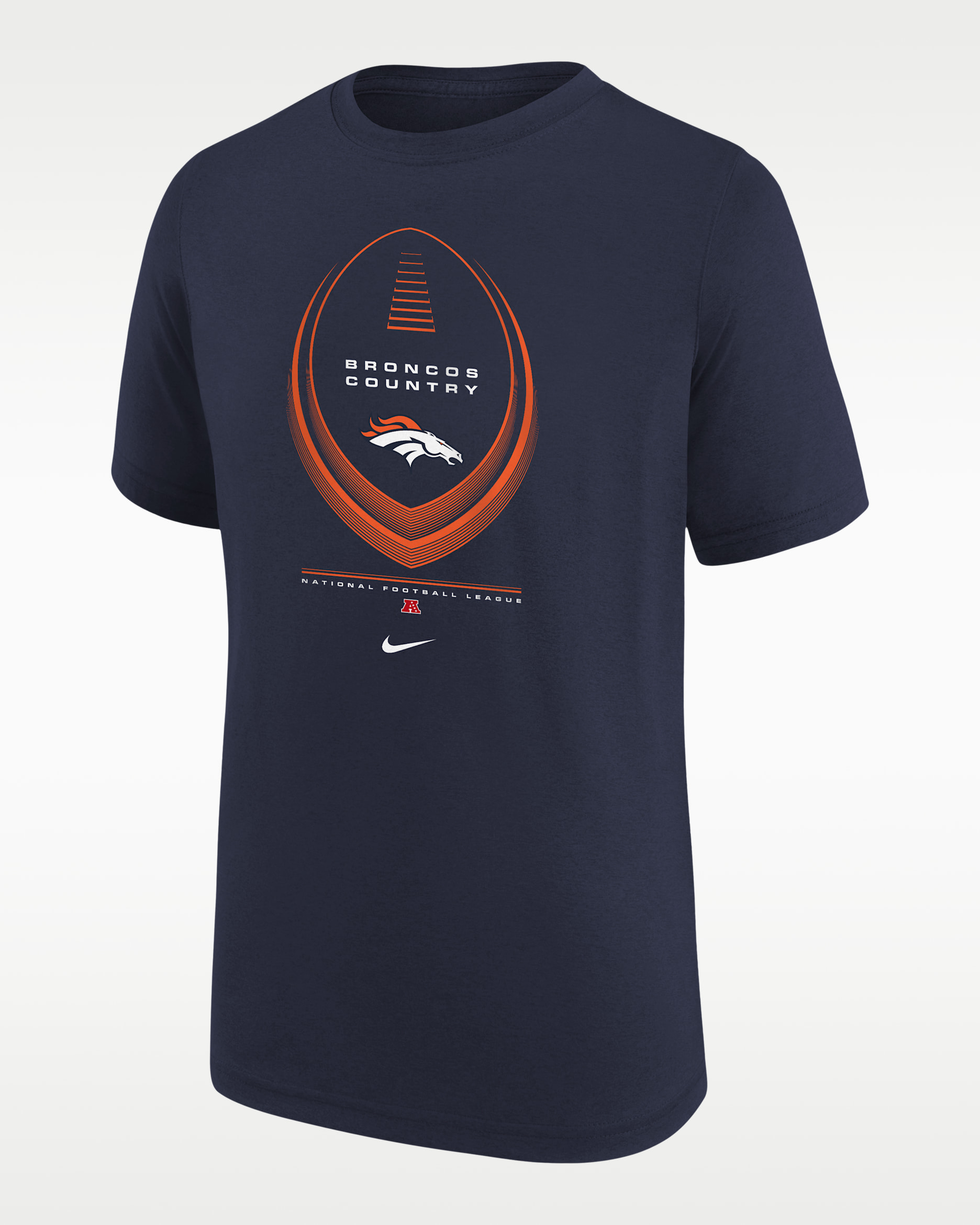 Denver Broncos Icon Legend Edition Big Kids' Nike Dri-FIT NFL T-Shirt - Navy